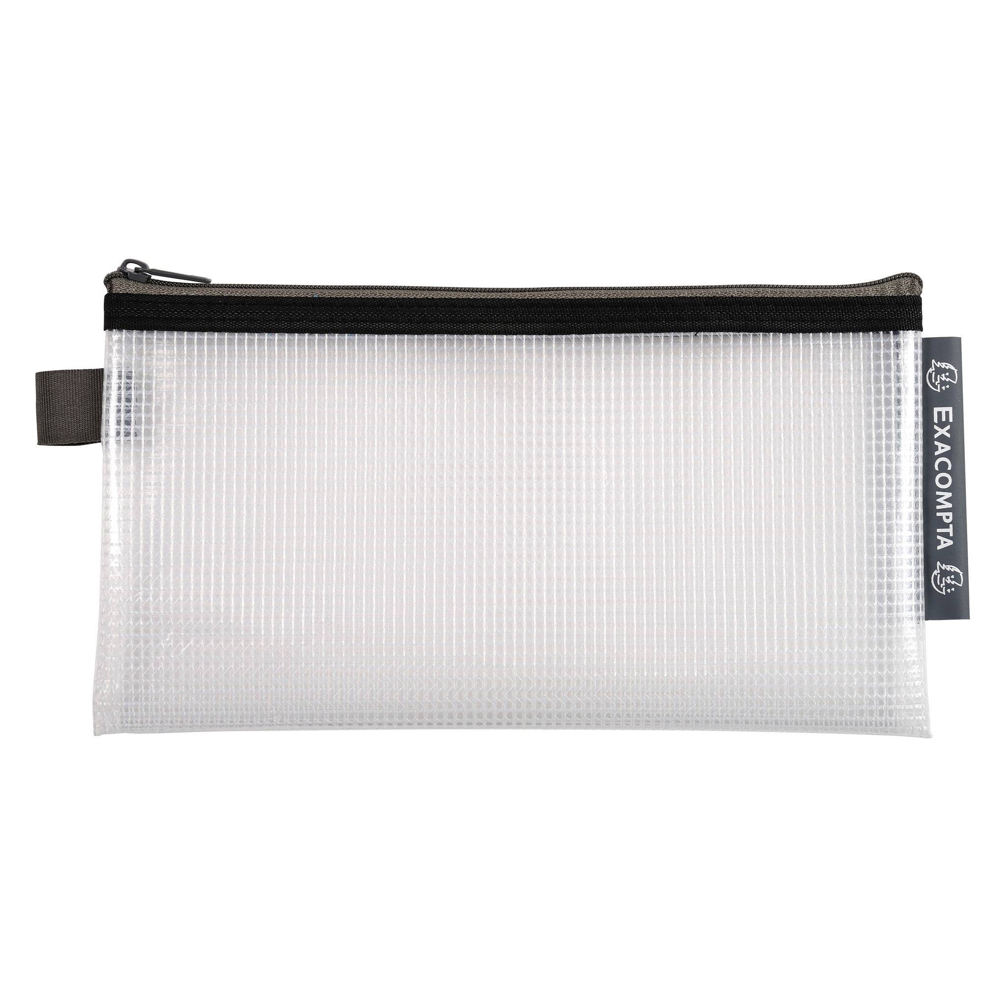 Exacompta 10x Tasche EVA + Reißverschluss flexibel PP DL-10x21cm sortiert 34130E