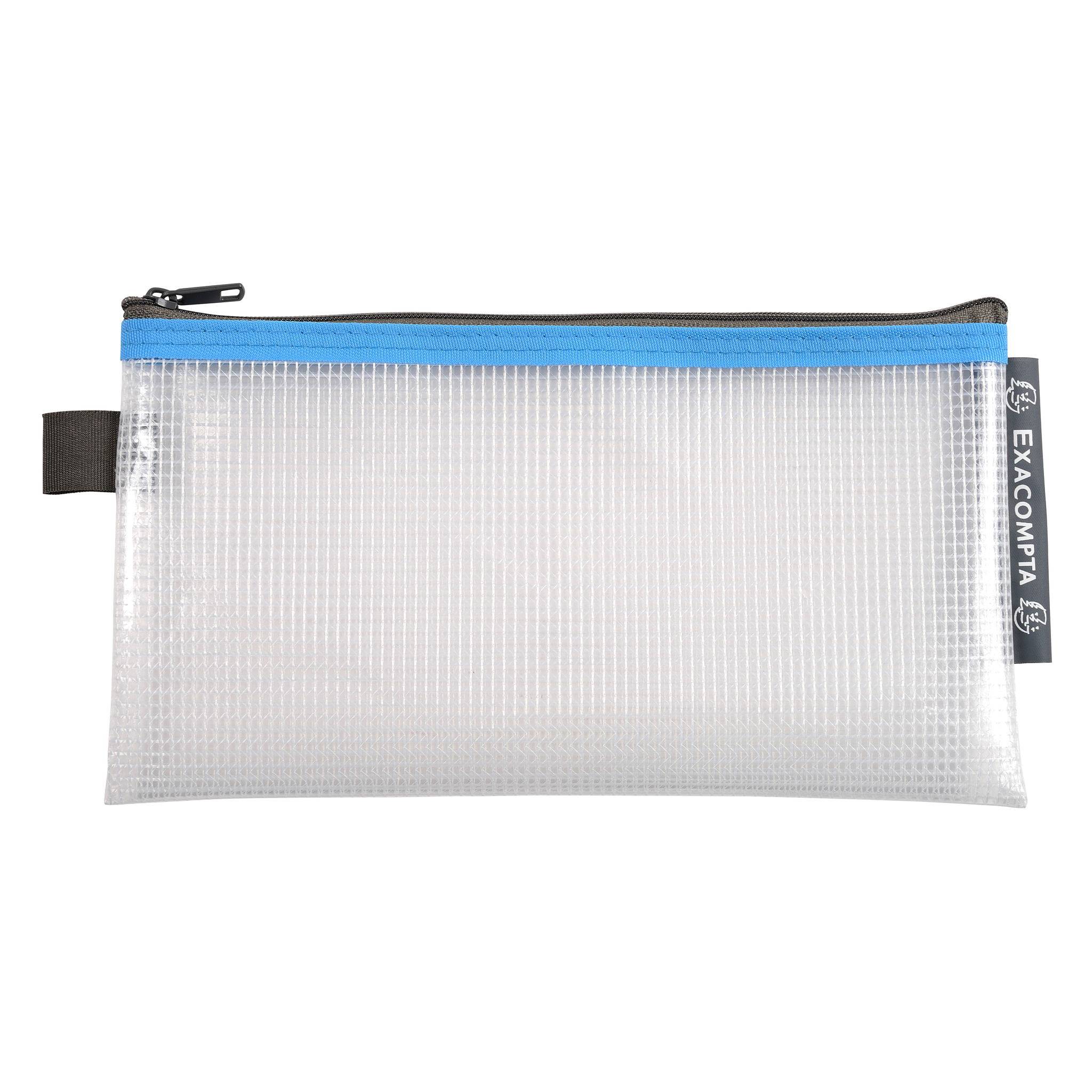 Exacompta 10x Tasche EVA + Reißverschluss flexibel PP DL-10x21cm sortiert 34130E