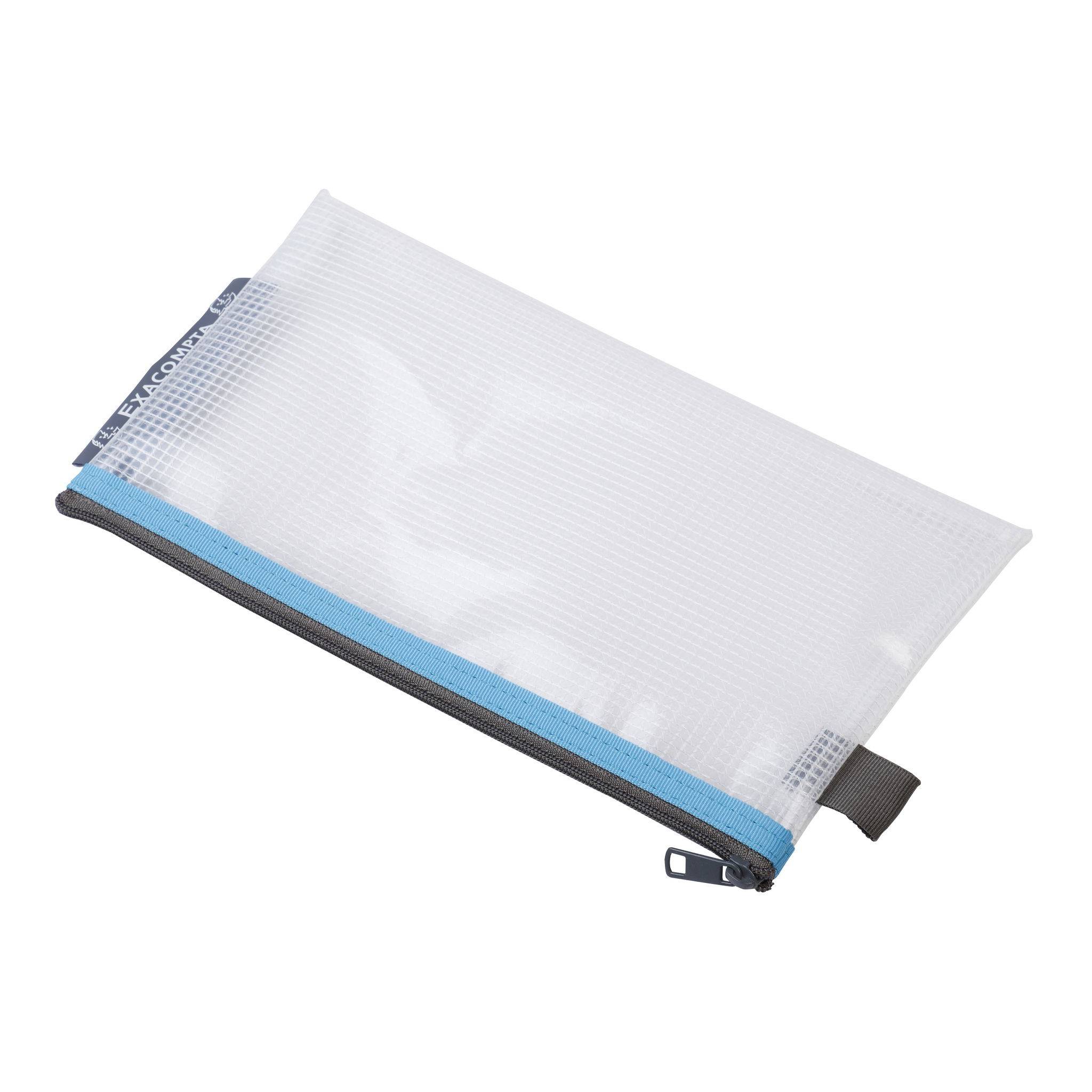 Exacompta 10x Tasche EVA + Reißverschluss flexibel PP DL-10x21cm sortiert 34130E