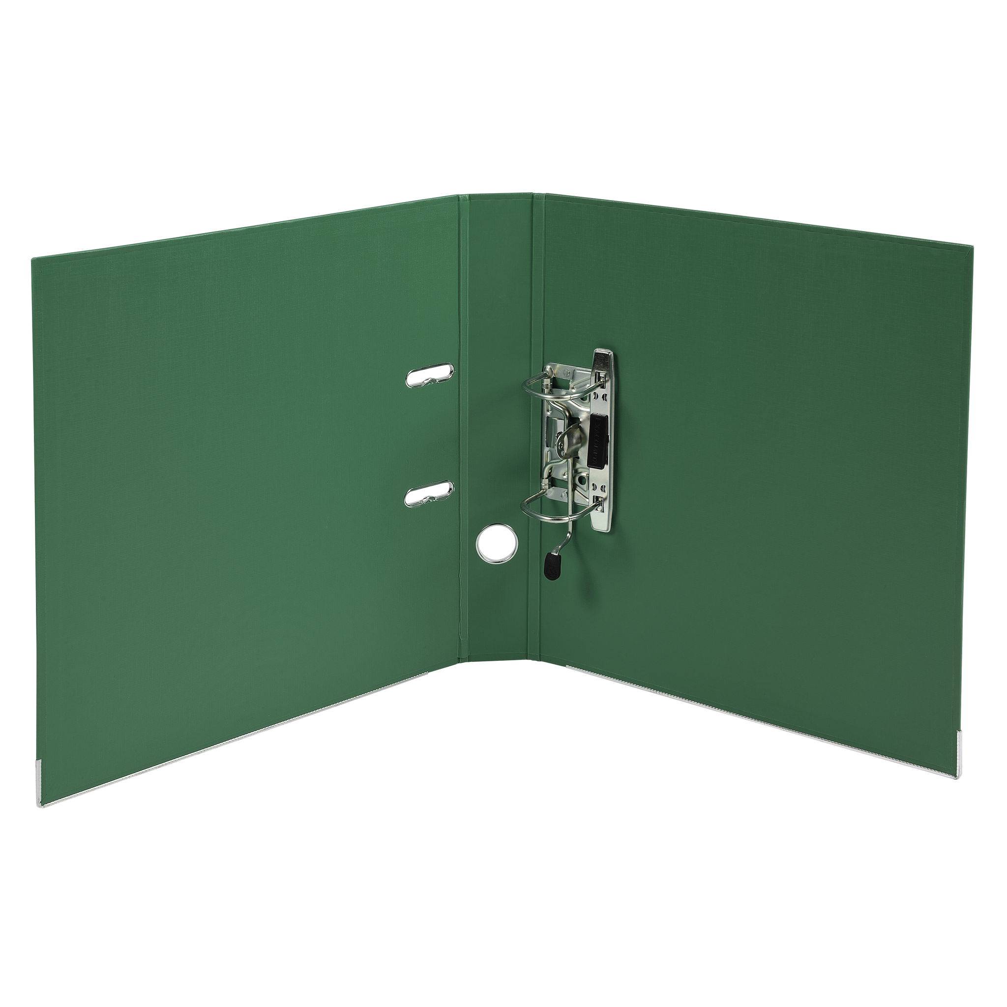 Exacompta 10x Ordner Prem'Touch außen PP Rücken 50mm A4 Maxi Dunkelgrün 53153E