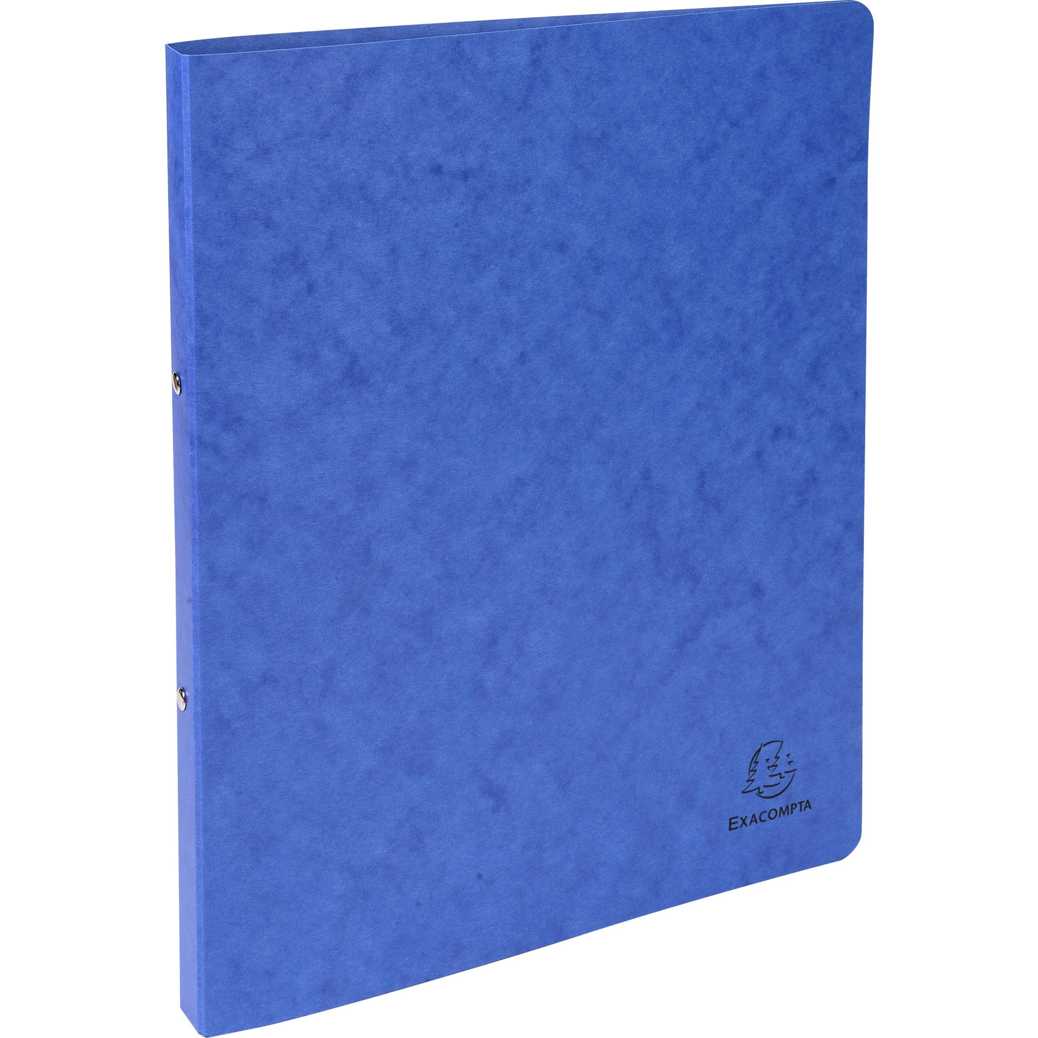 Exacompta 10x Ringhefter Karton 355g 2Ring 15mm Rücken 20mm A4 Blau 54252E