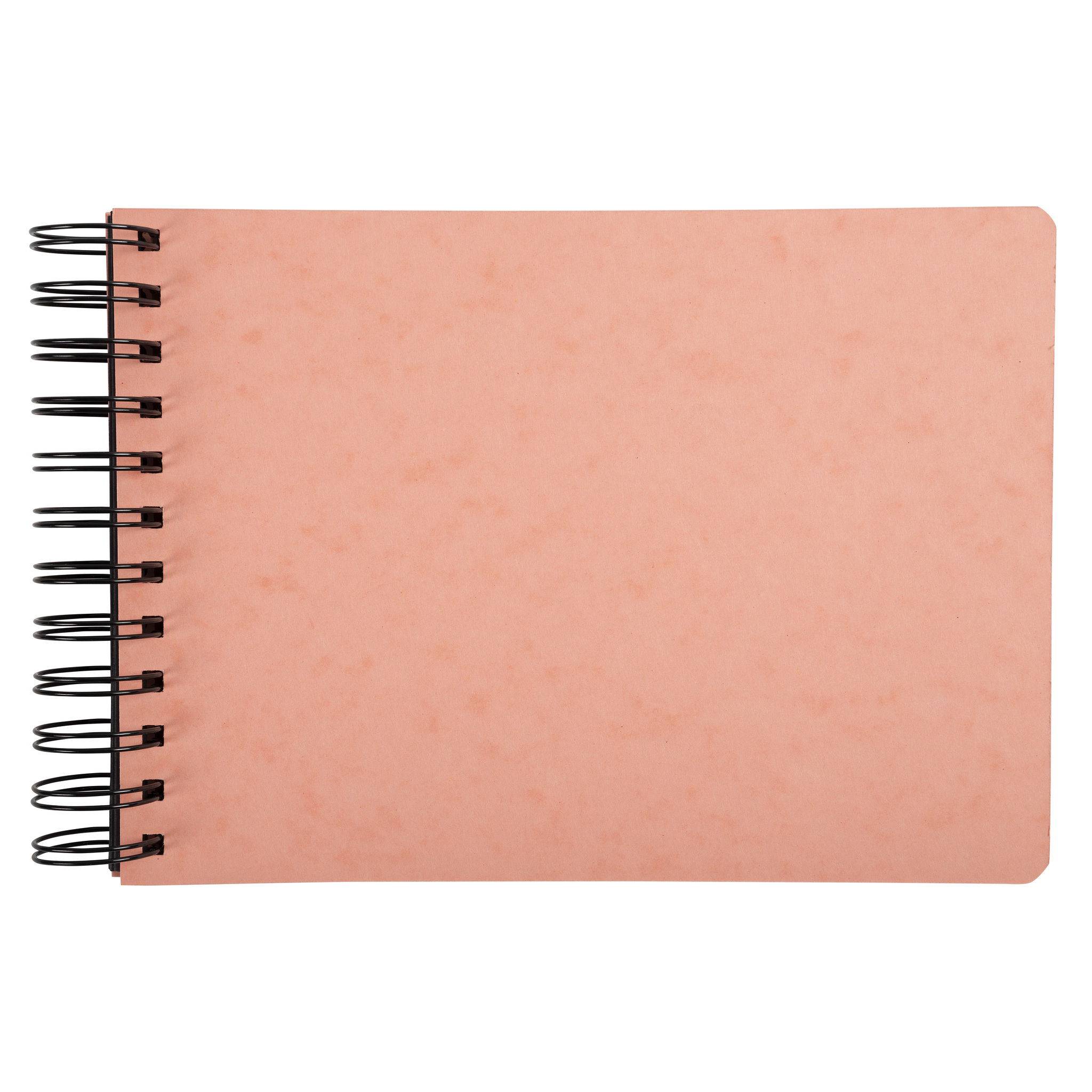 Exacompta 6x Fotoalbum Spiralbindung 50 Seiten schwarz 23x16cm sortiert 16560E