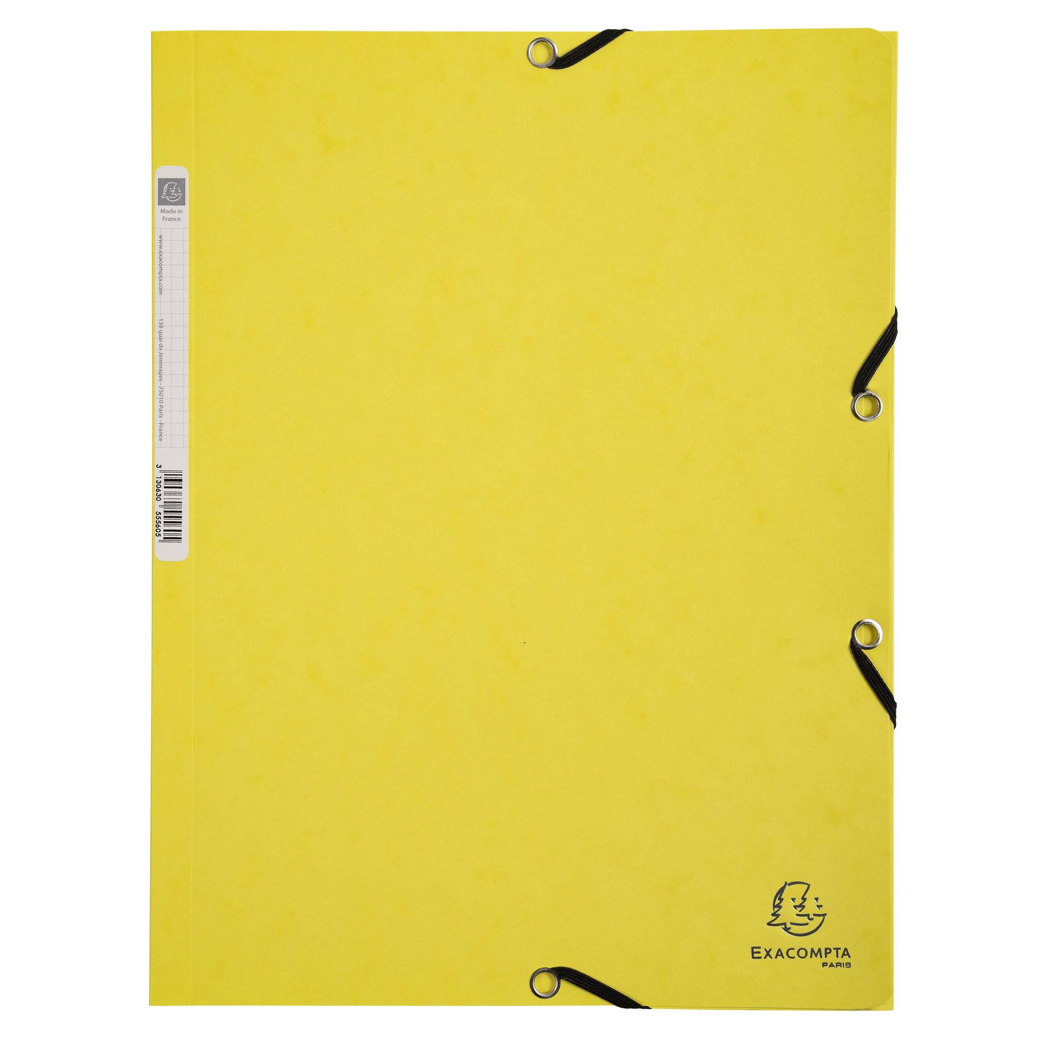 Exacompta 50x Sammelmappe +Gummizug Karton Serie Aquarel A4 sortiert 55560E