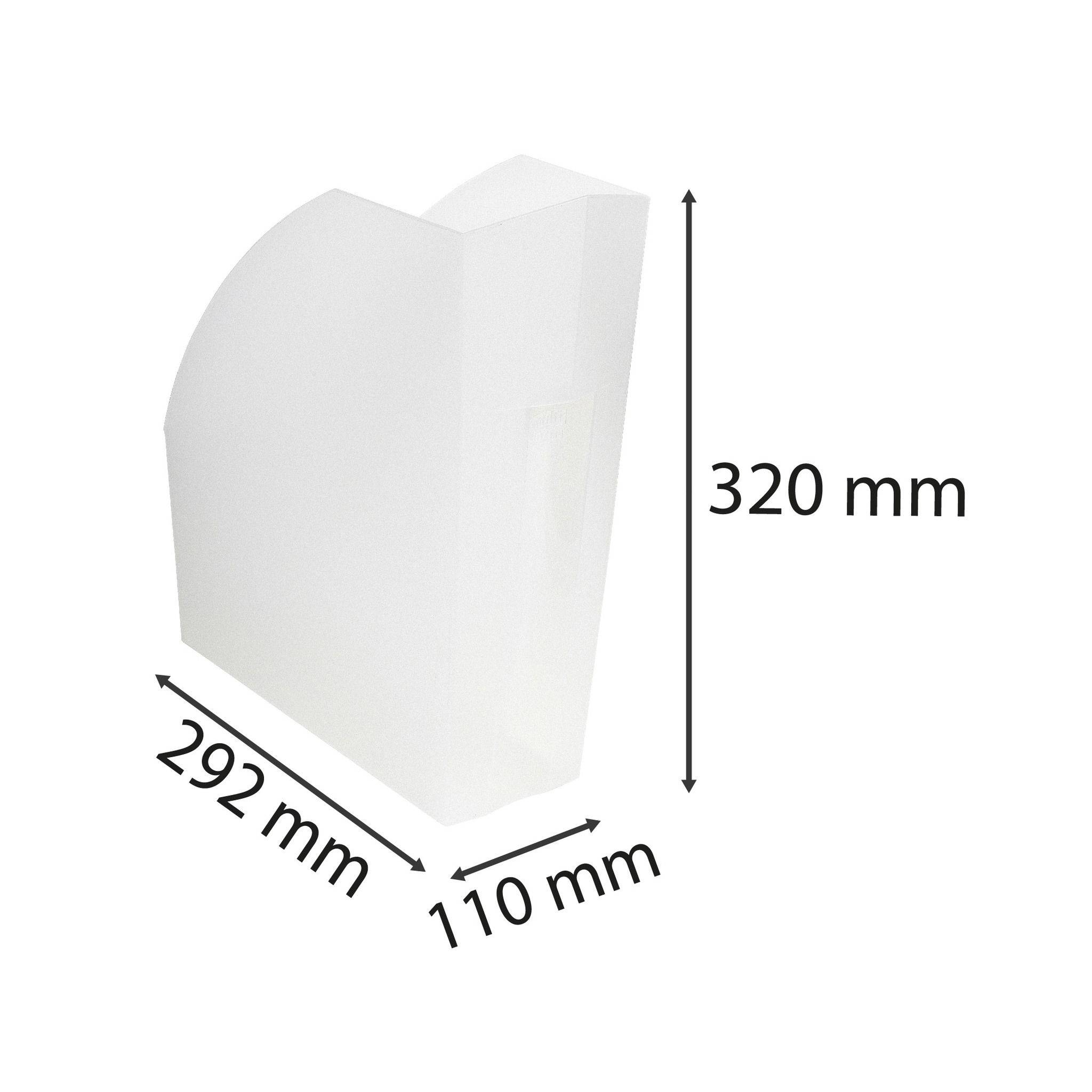 Exacompta 3x Stehsammler THE MAGAZINE, Office - Frostweiß - 18057D