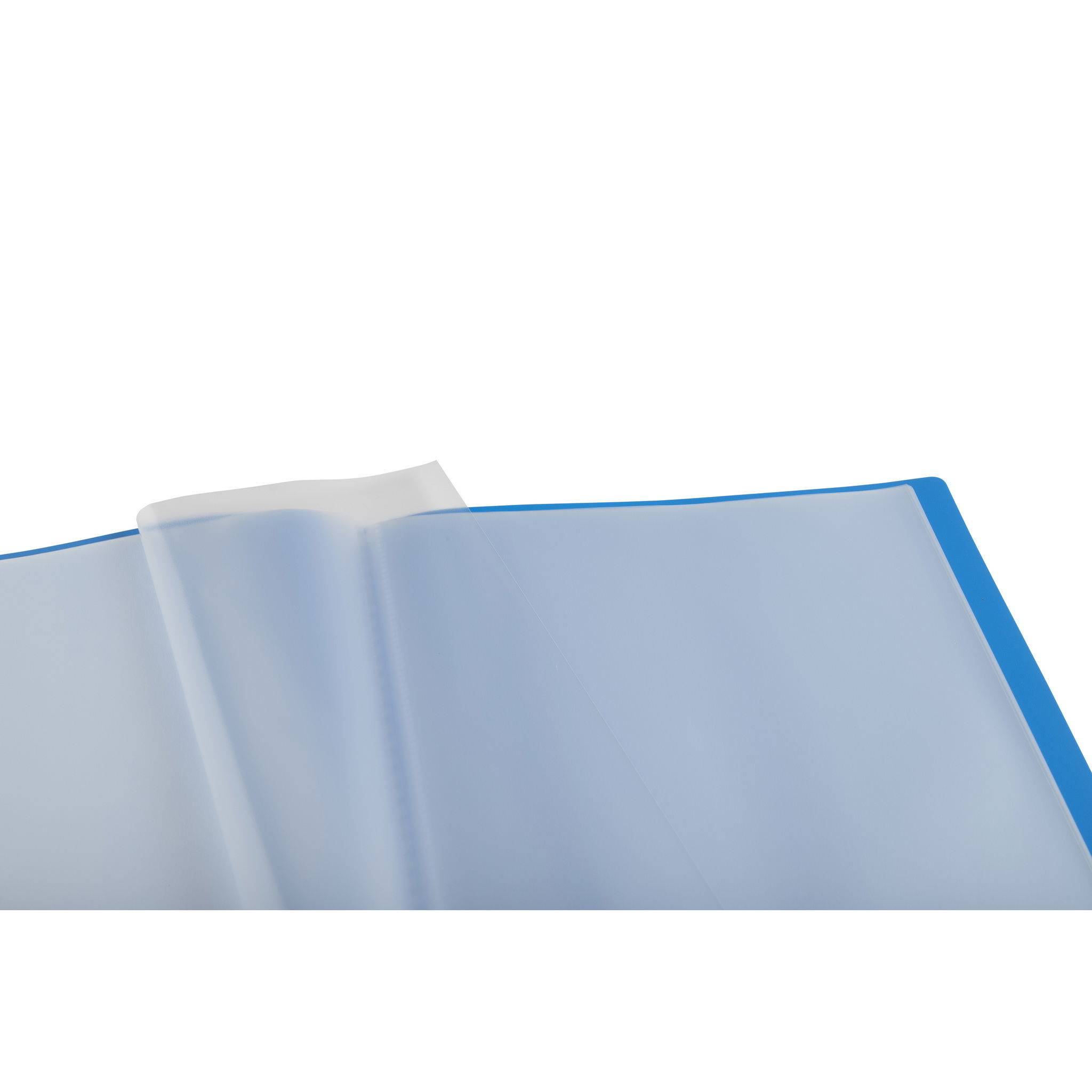 Exacompta 8x Sichtmappe A4 flexiblem Polypropylen, 80 Hüllen, Hellblau, 8582E