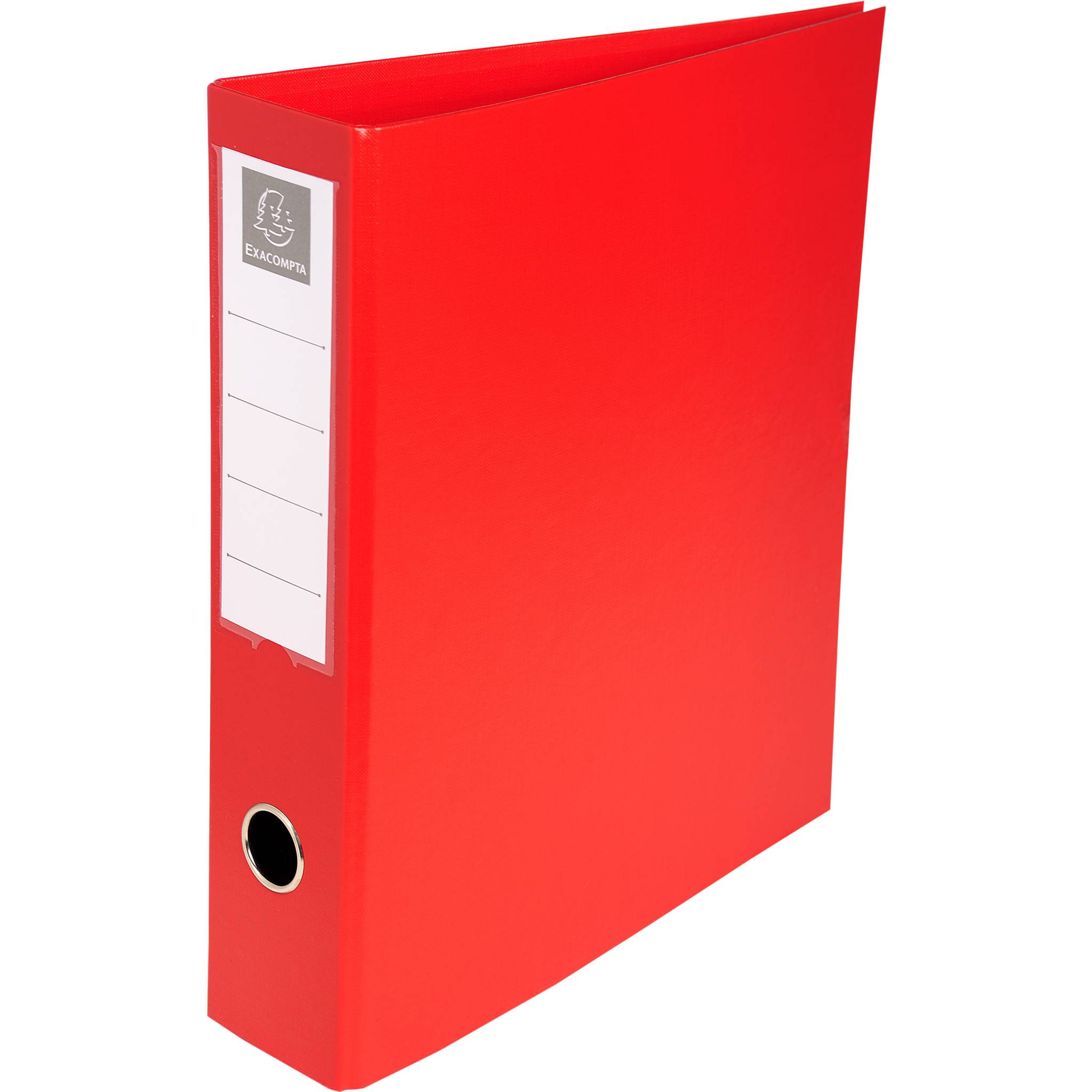 Exacompta 10x Ringbuch Karton 4Ring 50mm Rücken 70mm 32x29cm A4 Maxi Rot 51745E