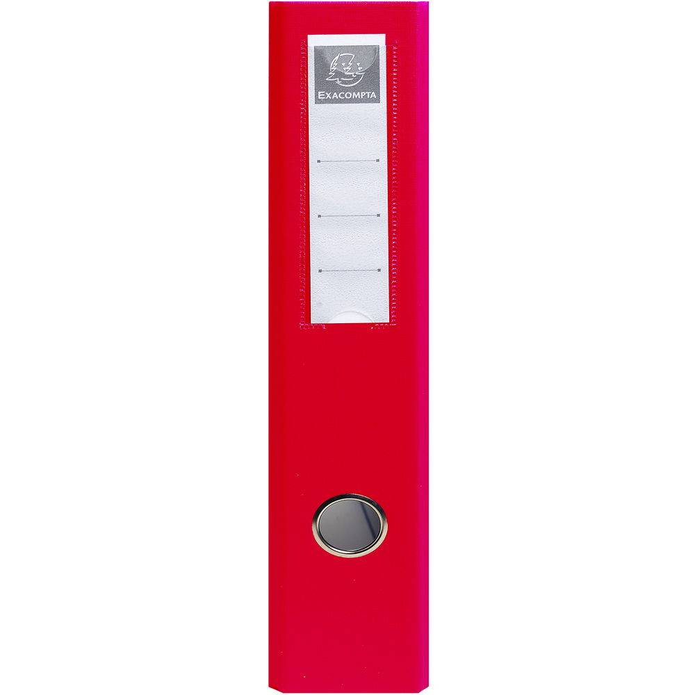 Exacompta 10x Ringbuch Karton 4Ring 50mm Rücken 70mm 32x29cm A4 Maxi Rot 51745E