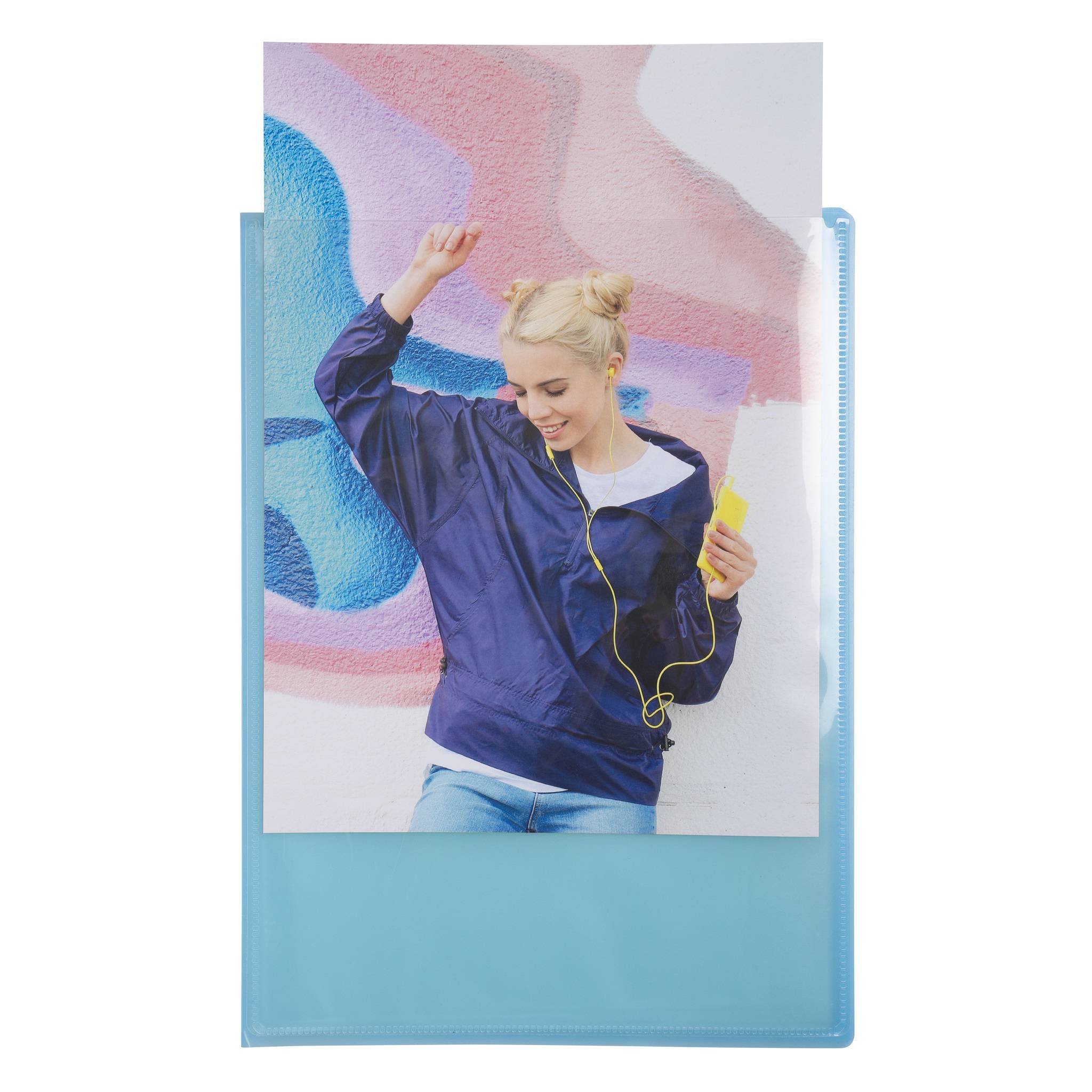 Exacompta 10x Sichtmapppen A4, PP, 40 Hüllen, Kreacover Pastell, sortiert, 5849E