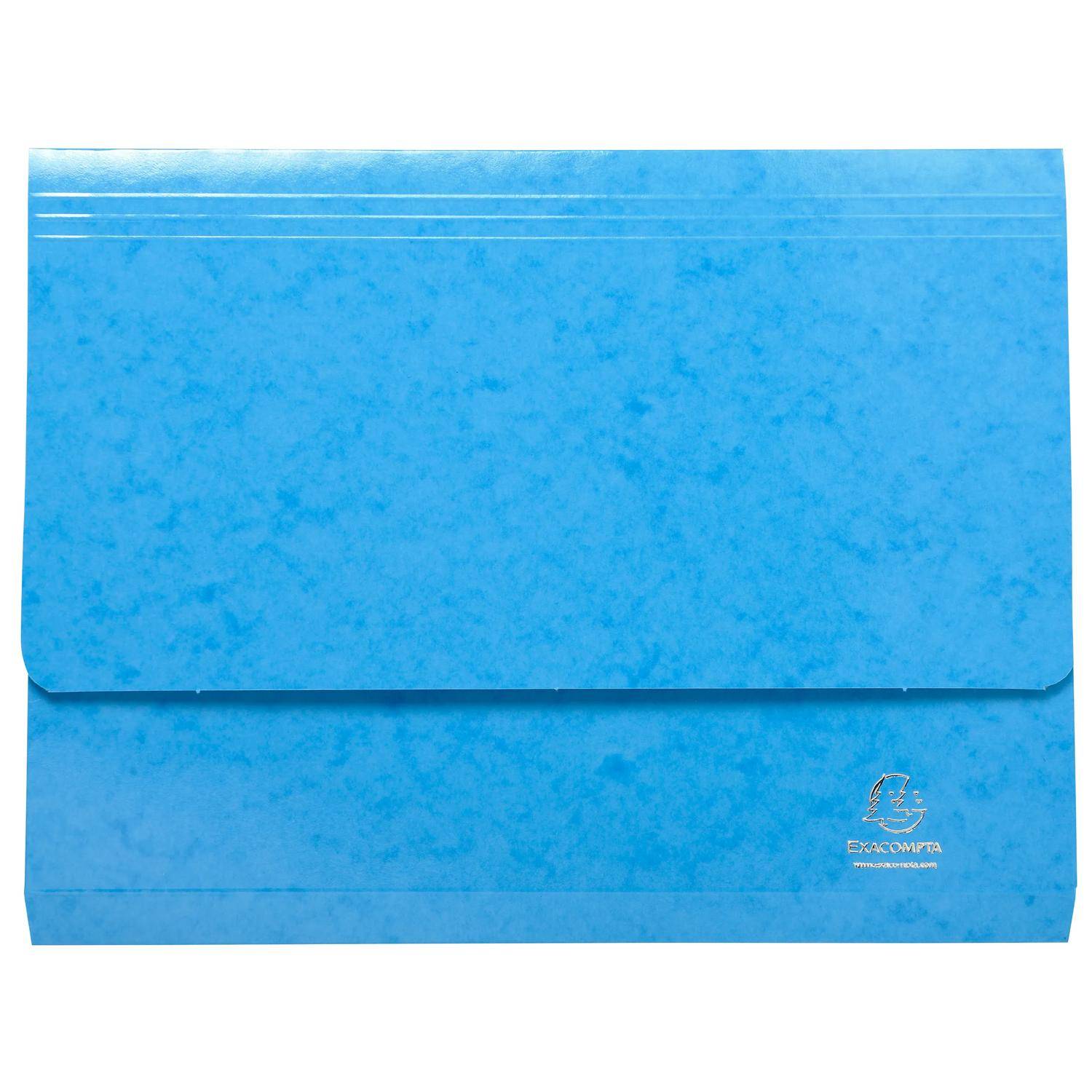 Exacompta 25x Aktenmappe + Verschlussklappe, Karton, A4, sortiert, 6520Z