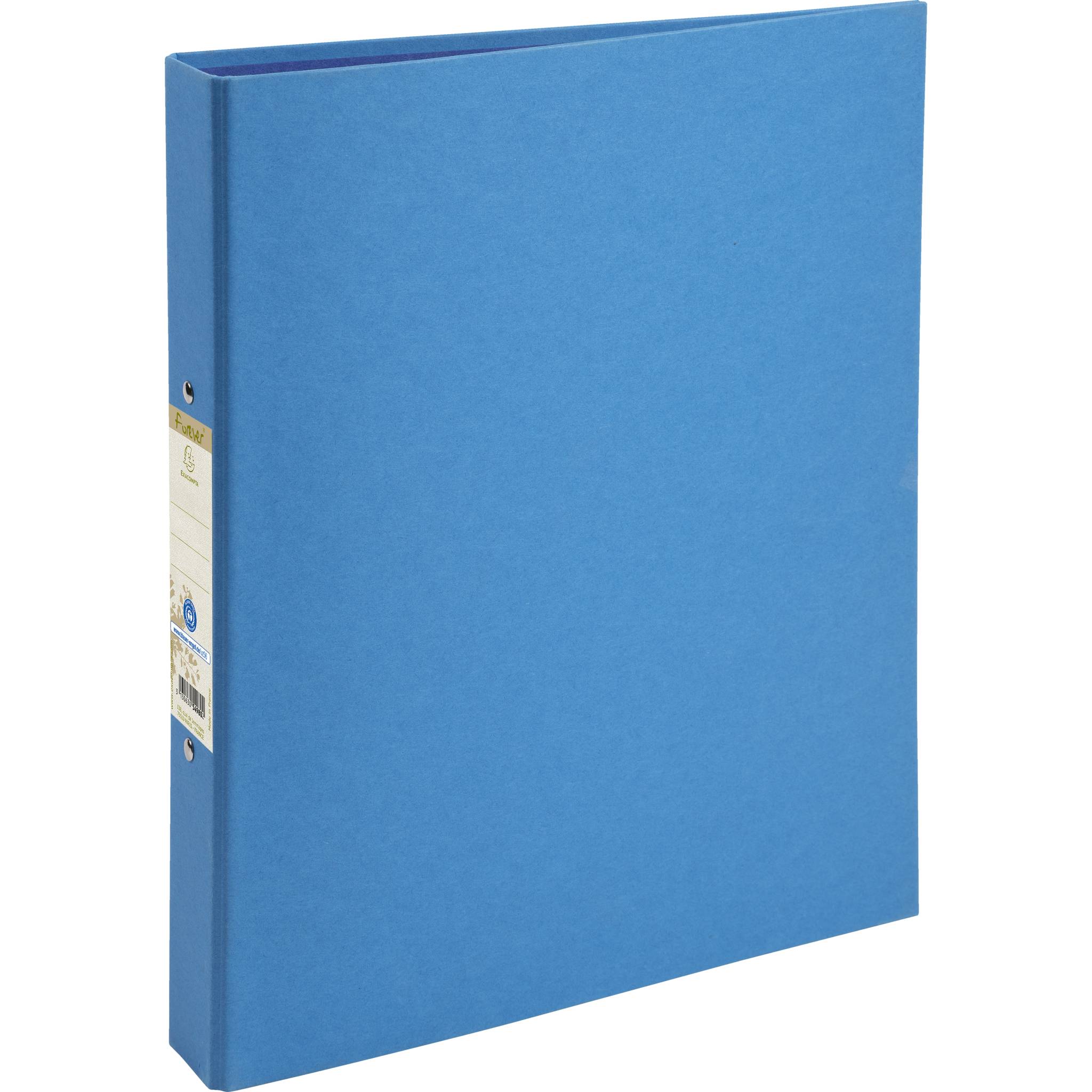 Exacompta 10x Ringbuch RC Kart.18mm 2Ring 30mm Rücken 40mm A4 - Hellblau 54982E