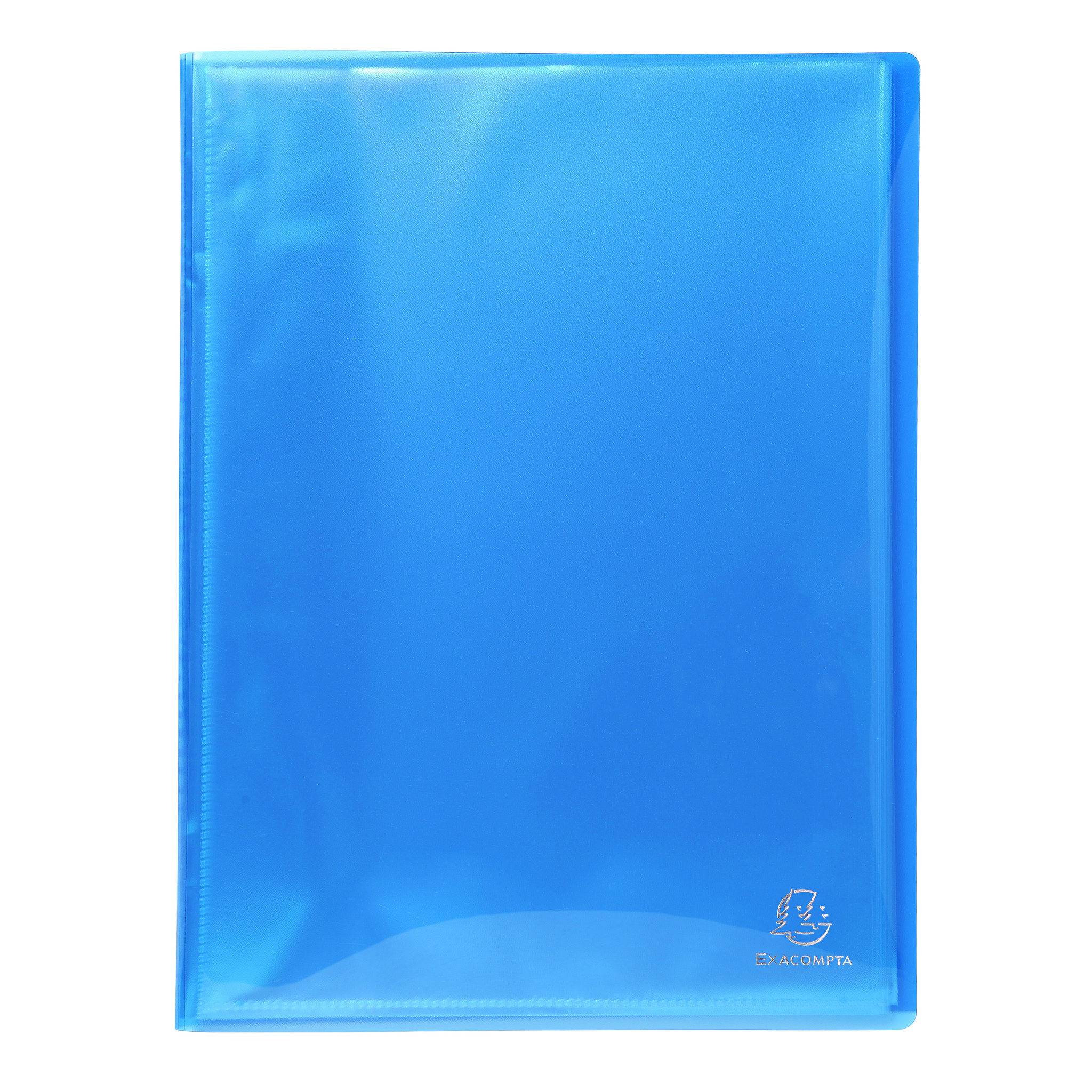 Exacompta 12x Sichtmappe PP 500µ, 30 Hüllen, 24x32cm A4, , sortiert, 85770E