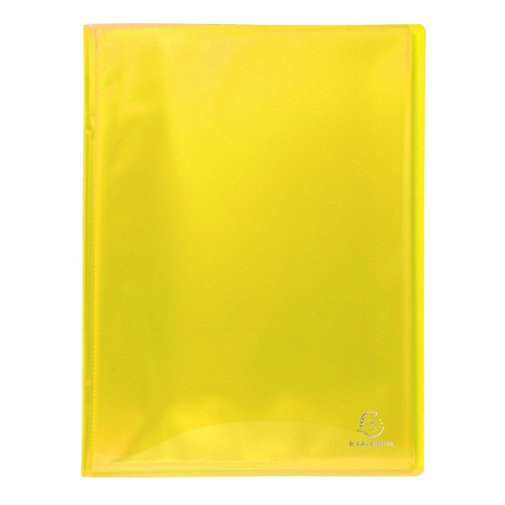 Exacompta 12x Sichtmappe PP 500µ, 50 Hüllen, 24x32cm A4, , sortiert, 85570E