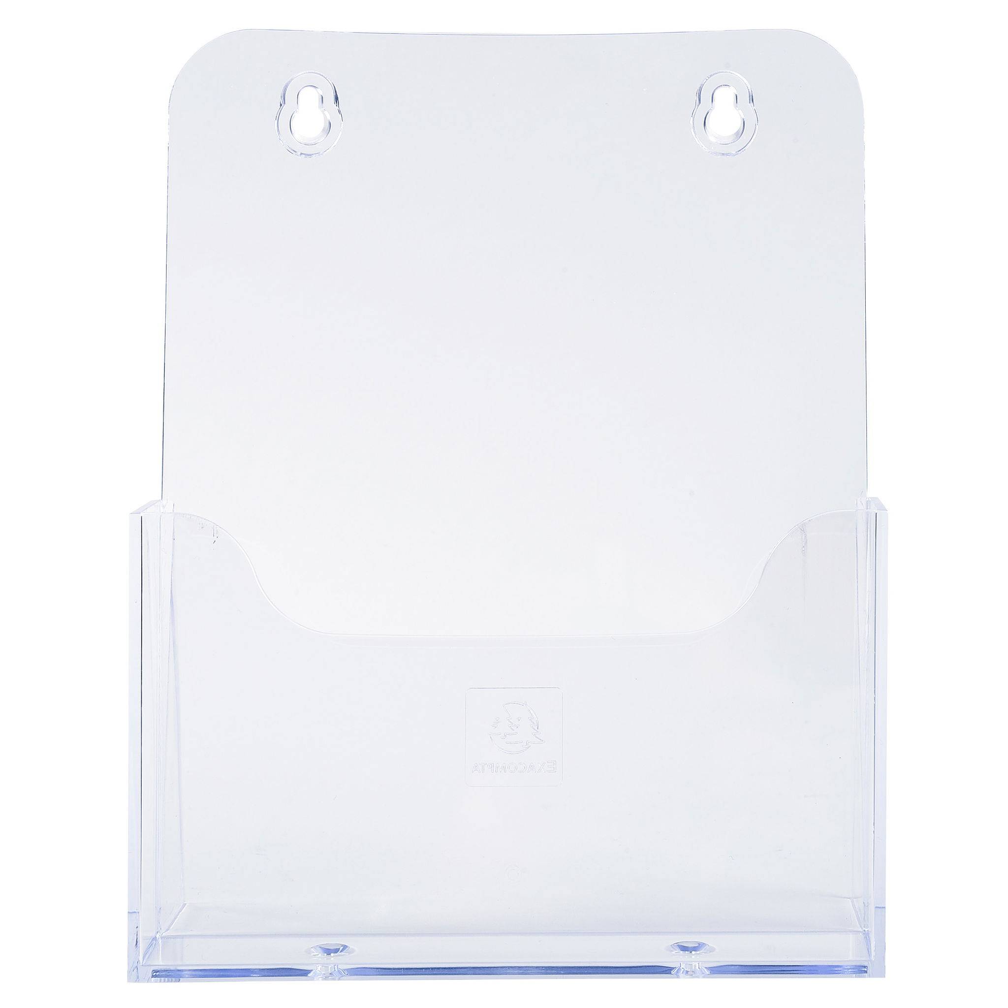 Exacompta 10x Tischprospekthalter mit 1 Fach A5, Exacryl - Kristall - 75058D