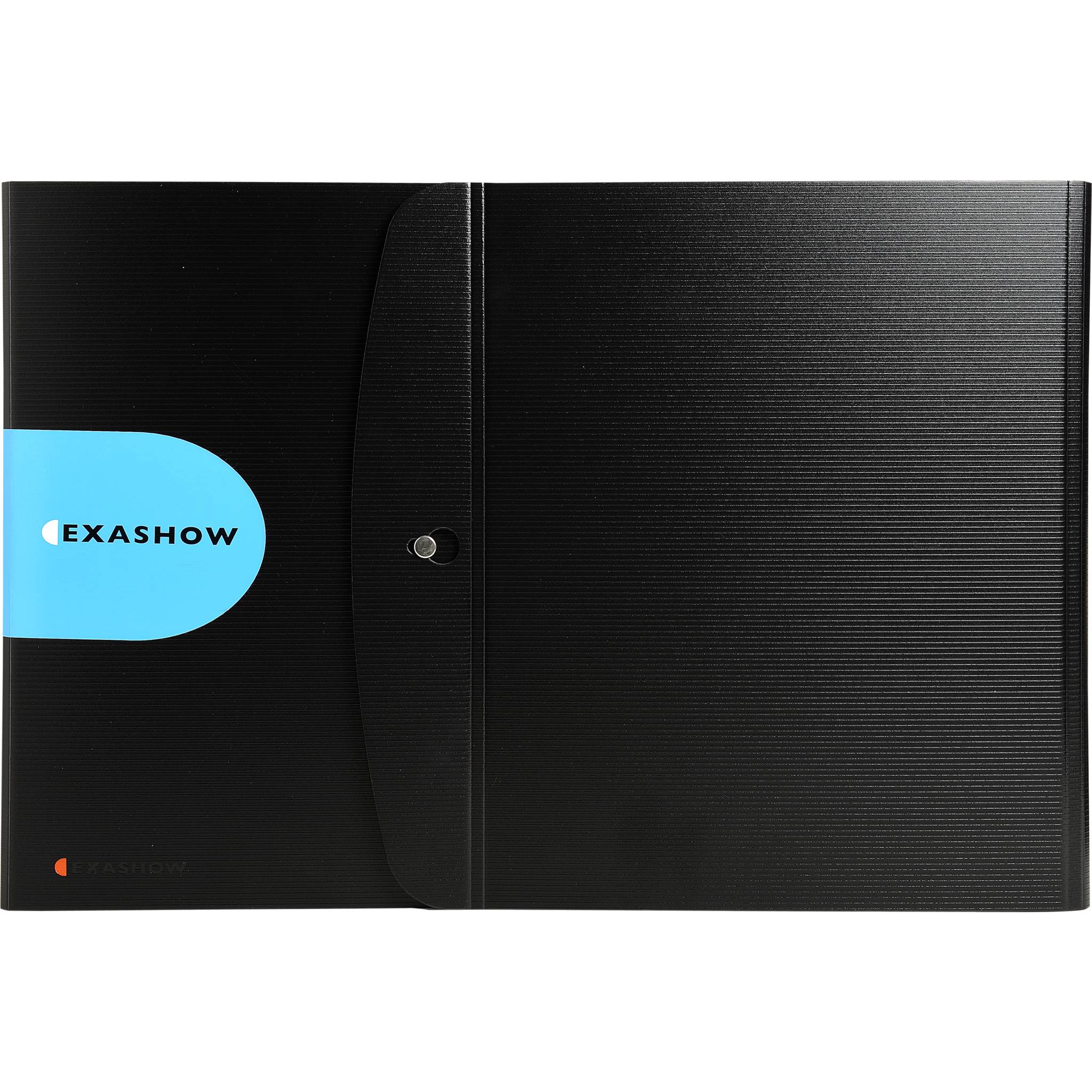 Exacompta 5x Präsentationsmappe 4 Ringen PP Rücken 30mm A3 Schwarz 56134E