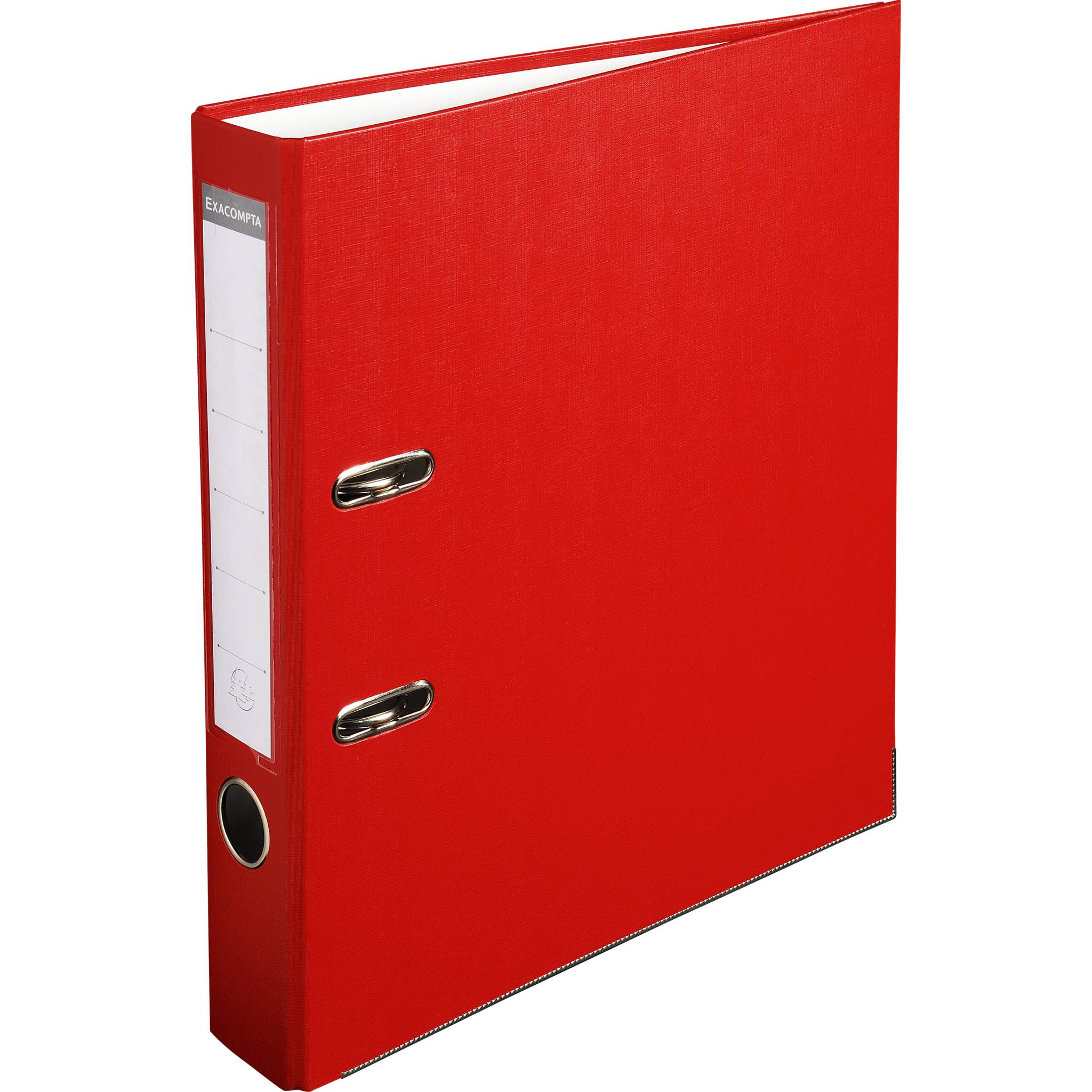 Exacompta 20x Ordner PP, + 2 Ringen, Rücken 50mm, 32x29cm A4, Rot, 915403B
