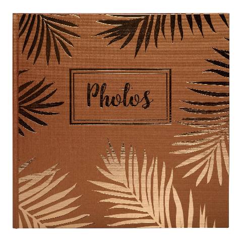 Exacompta 2x Fotoalbum 30 Seiten schwarz 25x25cm - Palma blau - Gold - 16309E