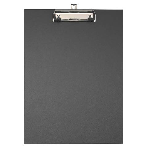Exacompta 10x Klemmbrett beschichtet - Format 23x32cm für A4 - Schwarz - 17291E