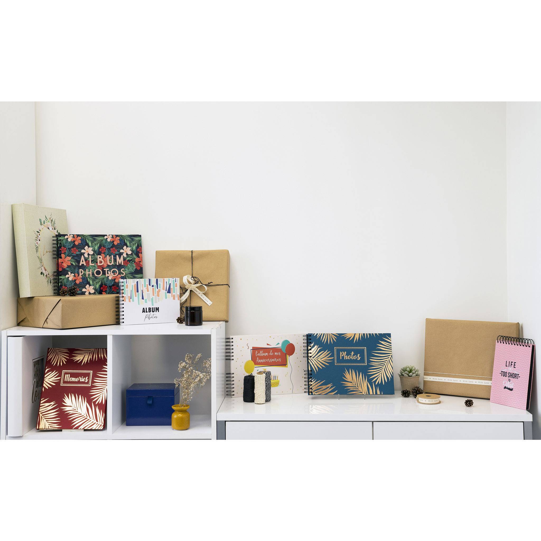 Exacompta Fotoalbum 60 Seiten weiß 29x32cm - Landidylle - Motiv - 16118E