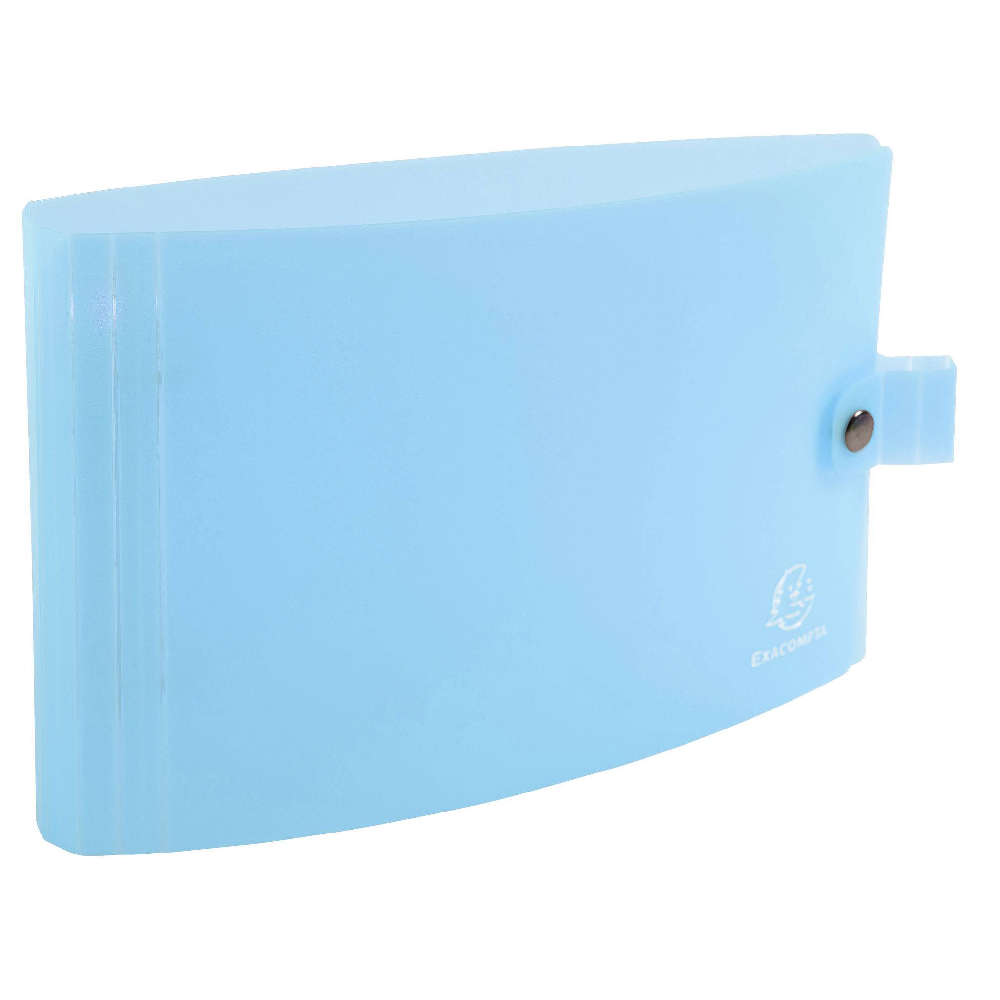 Exacompta 10x Ringbuch PP 2Ring für Karteikarten A5 125x200mm sortiert 52170E