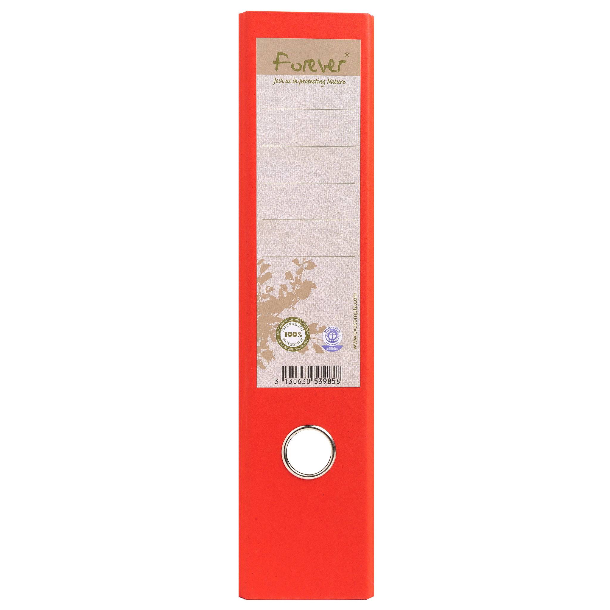 Exacompta 10x Ordner Recyclingkarton Rücken 80mm 32x29cm A4 Maxi sortiert 53980E