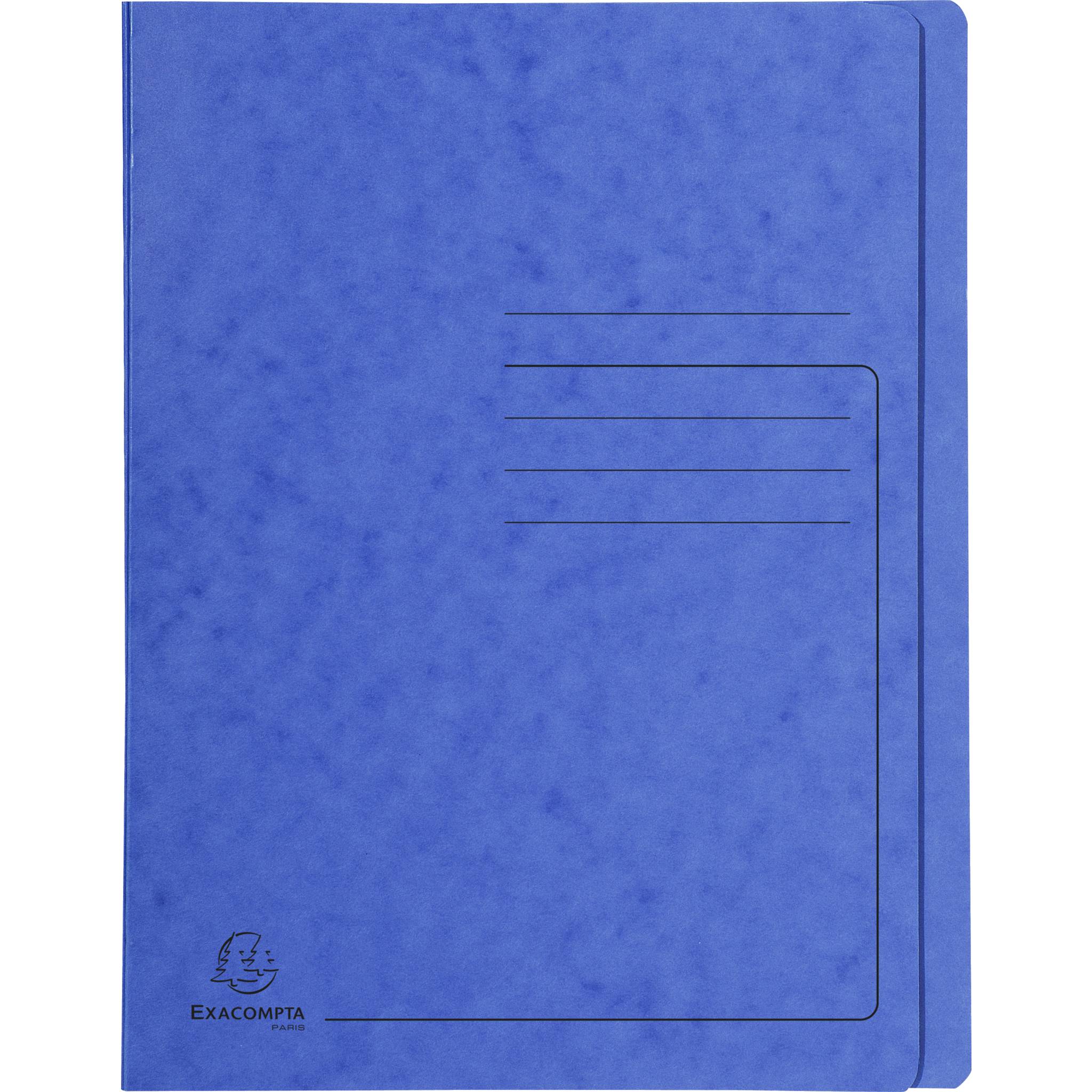 Exacompta 25x Schnellhefter aus Colorspan 355g/m2, A4 - Blau - 39992E