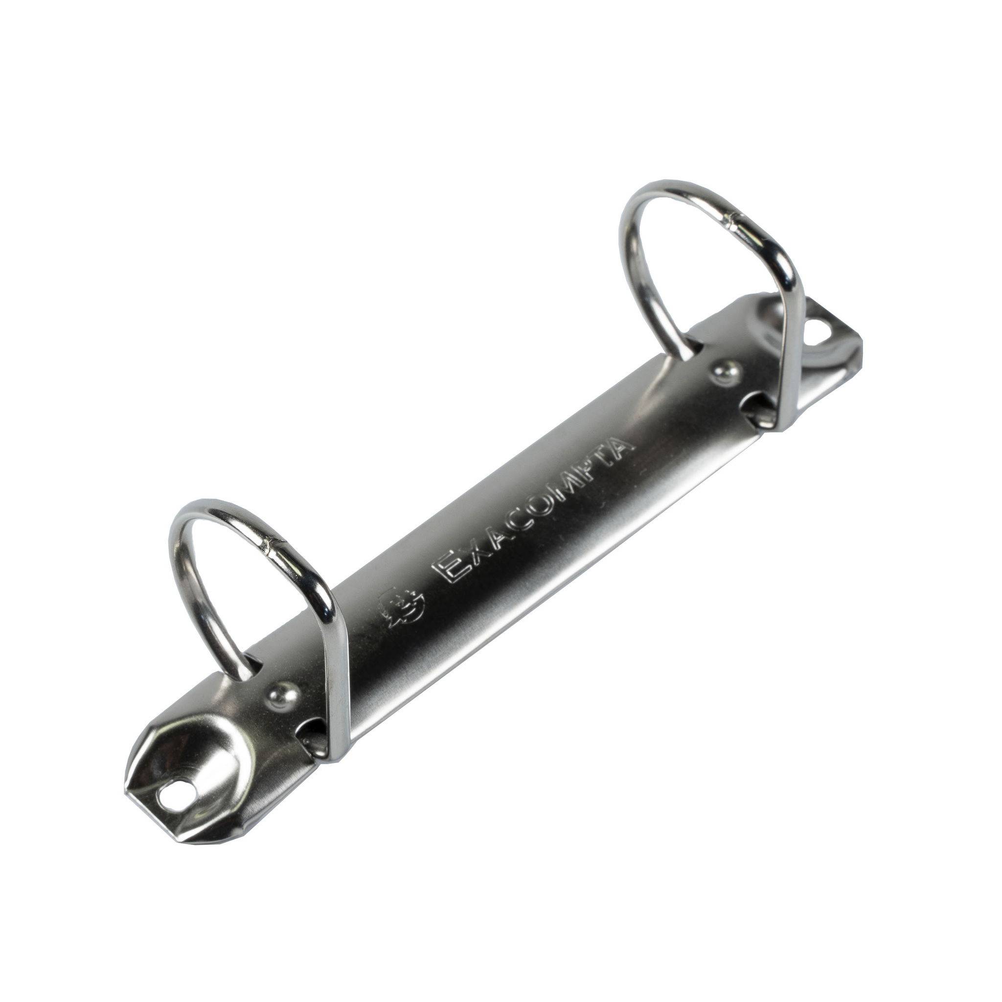 Exacompta 10x Ringbuch PP 2Ring 25mm in D-Form Rücken 47mm A4 Maxi Weiß 51826E