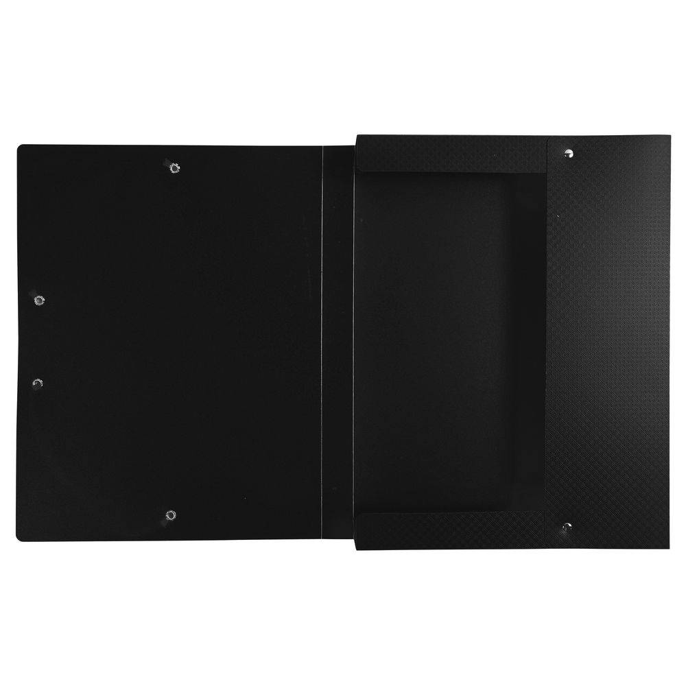 Exacompta 8x Archivbox PP 700µ blickdicht, Rücken 25mm, A4, Schwarz, 59681E
