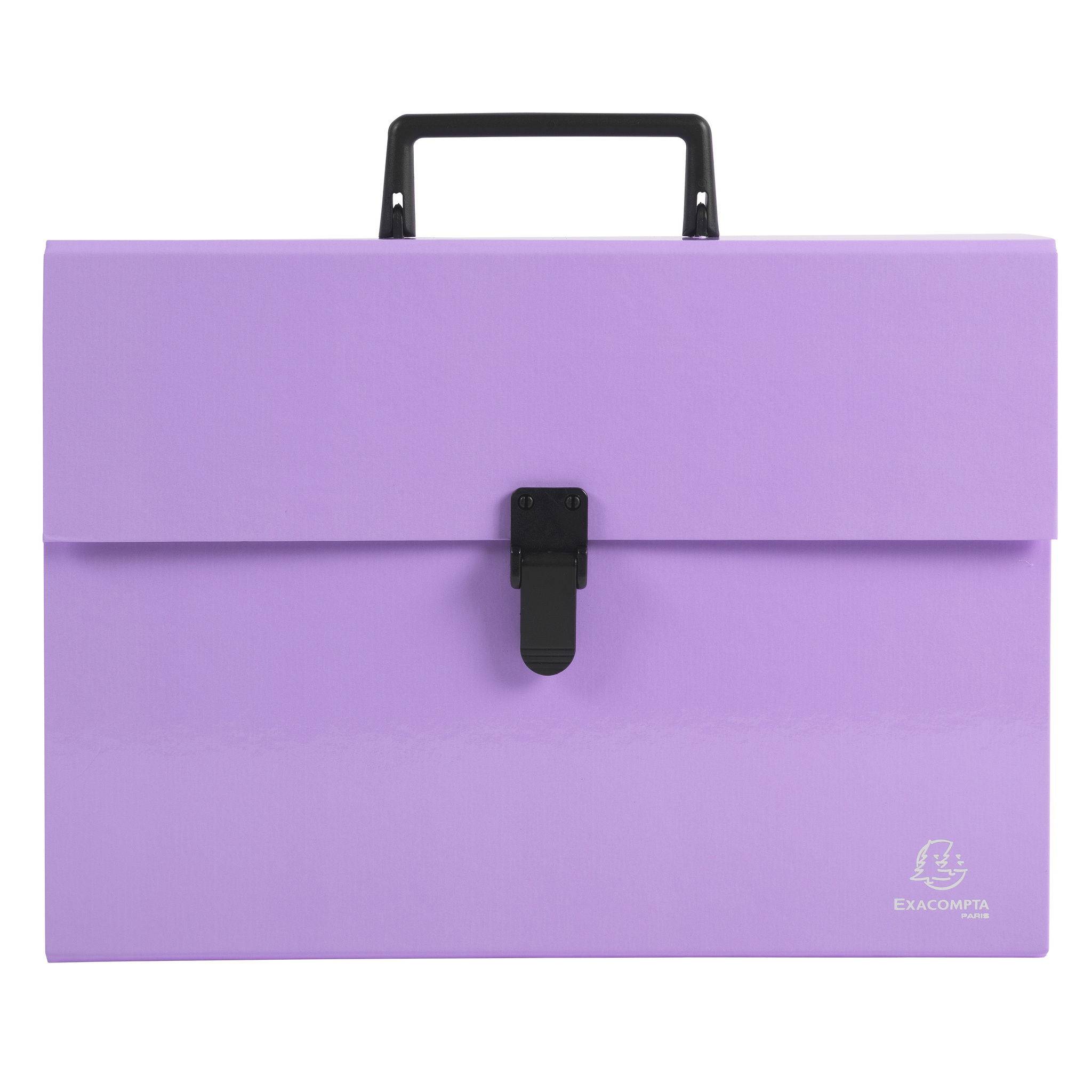 Exacompta 4x Dehnbare Dokumententasche + Griff Aquarel 18 Fächer sortiert 56760E