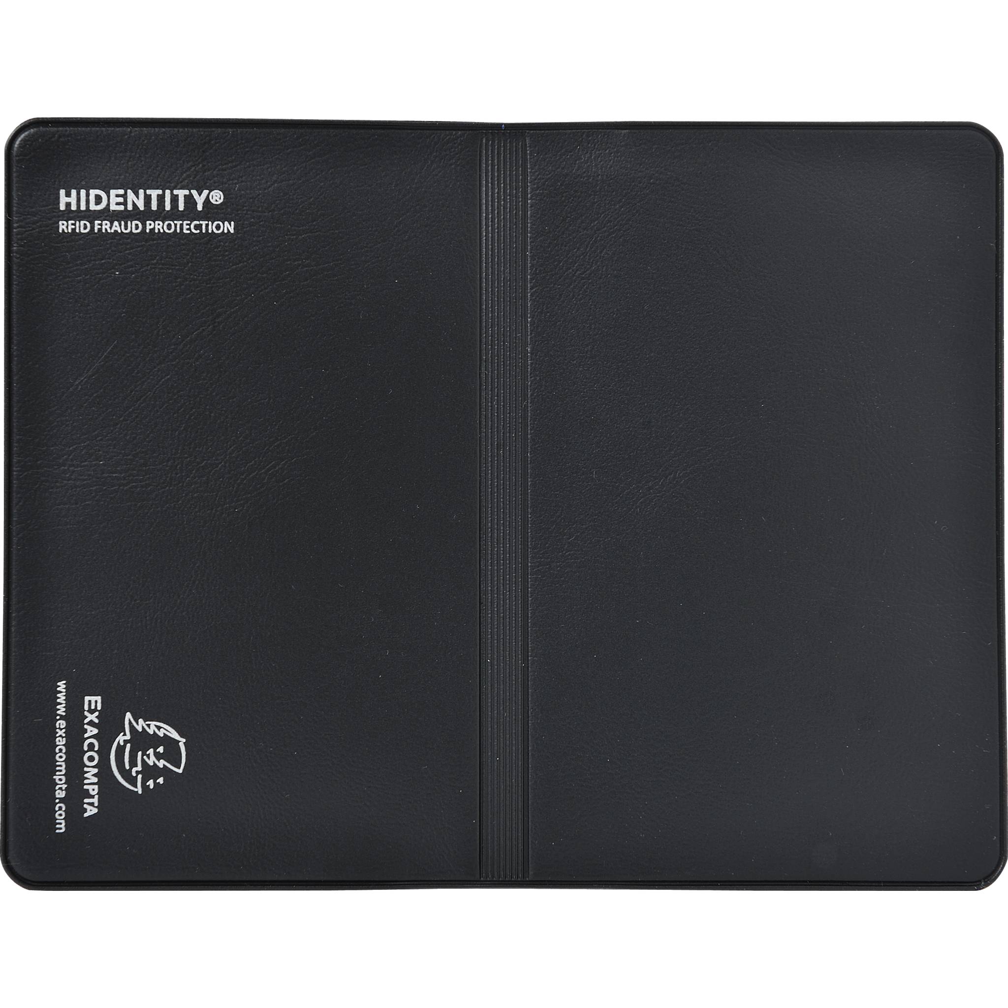 Exacompta 10x Schutzhülle für RFID Chips 95x125cm Hidentity Duo Schwarz 5402E