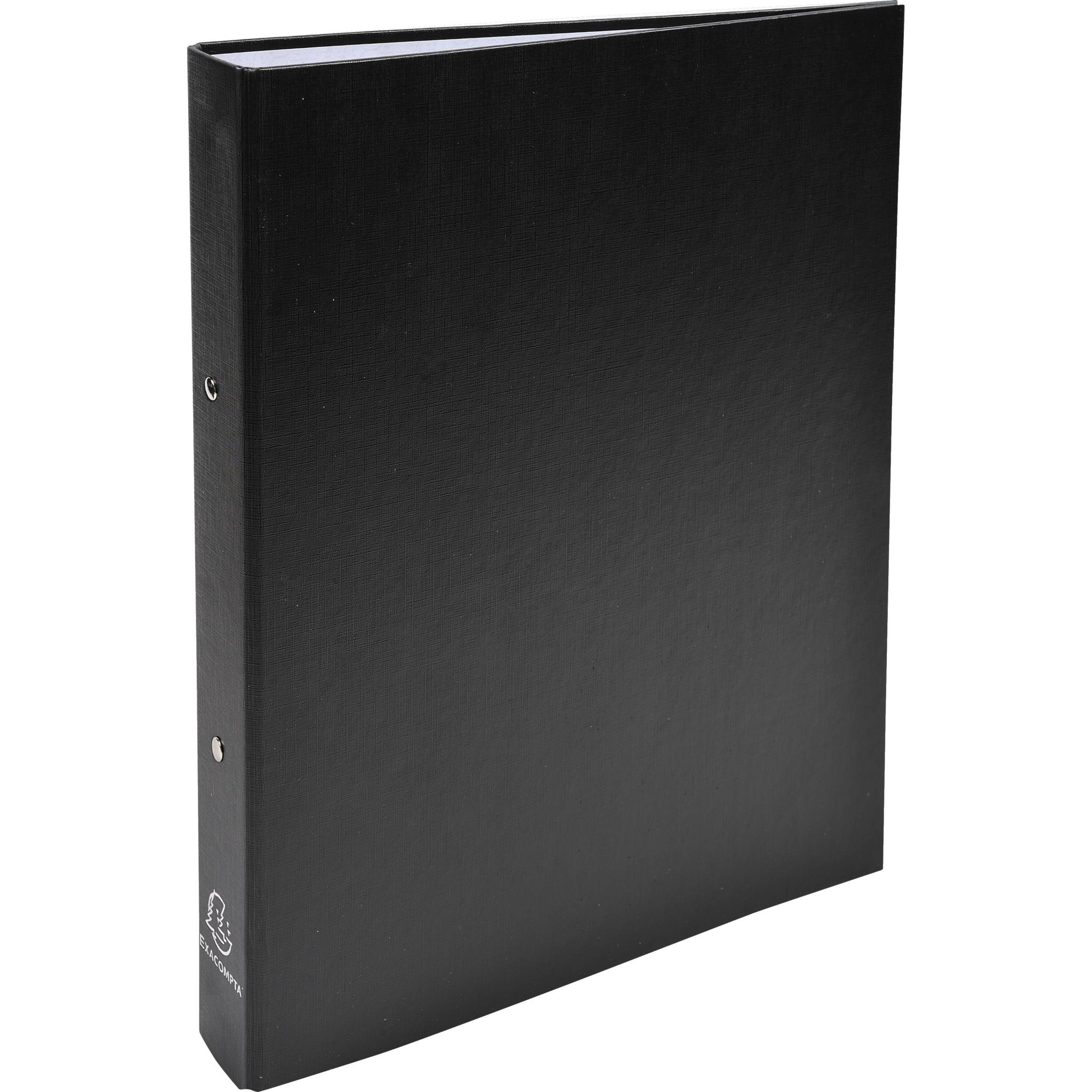 Exacompta 20x Ringbuch PP 18mm 2Ring 30mm Rücken 40mm 32x26cm A4 Schwarz 54371E