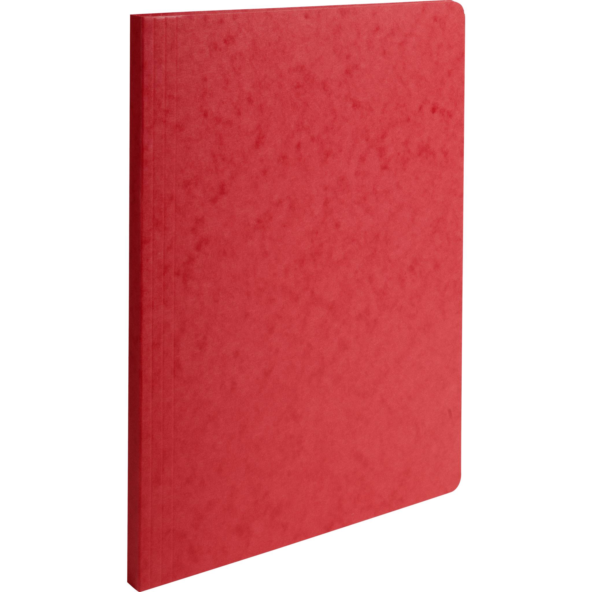 Exacompta 50x Pack Aktendeckeln, Colorspan-Karton 225g, A4 - Rot - 11509H