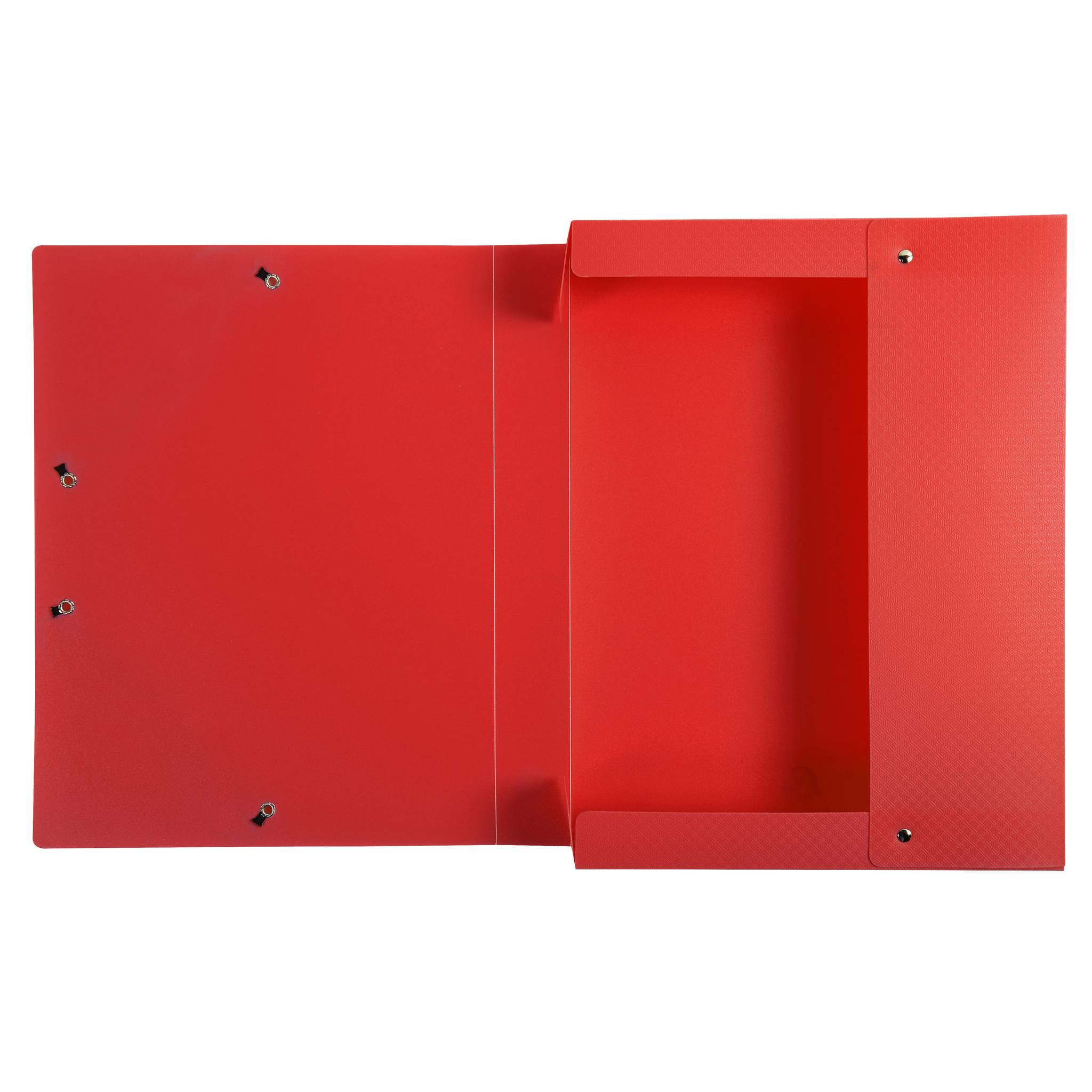 Exacompta 8x Archivbox PP 700µ blickdicht, Rücken 40mm, A4, Rot, 59785E