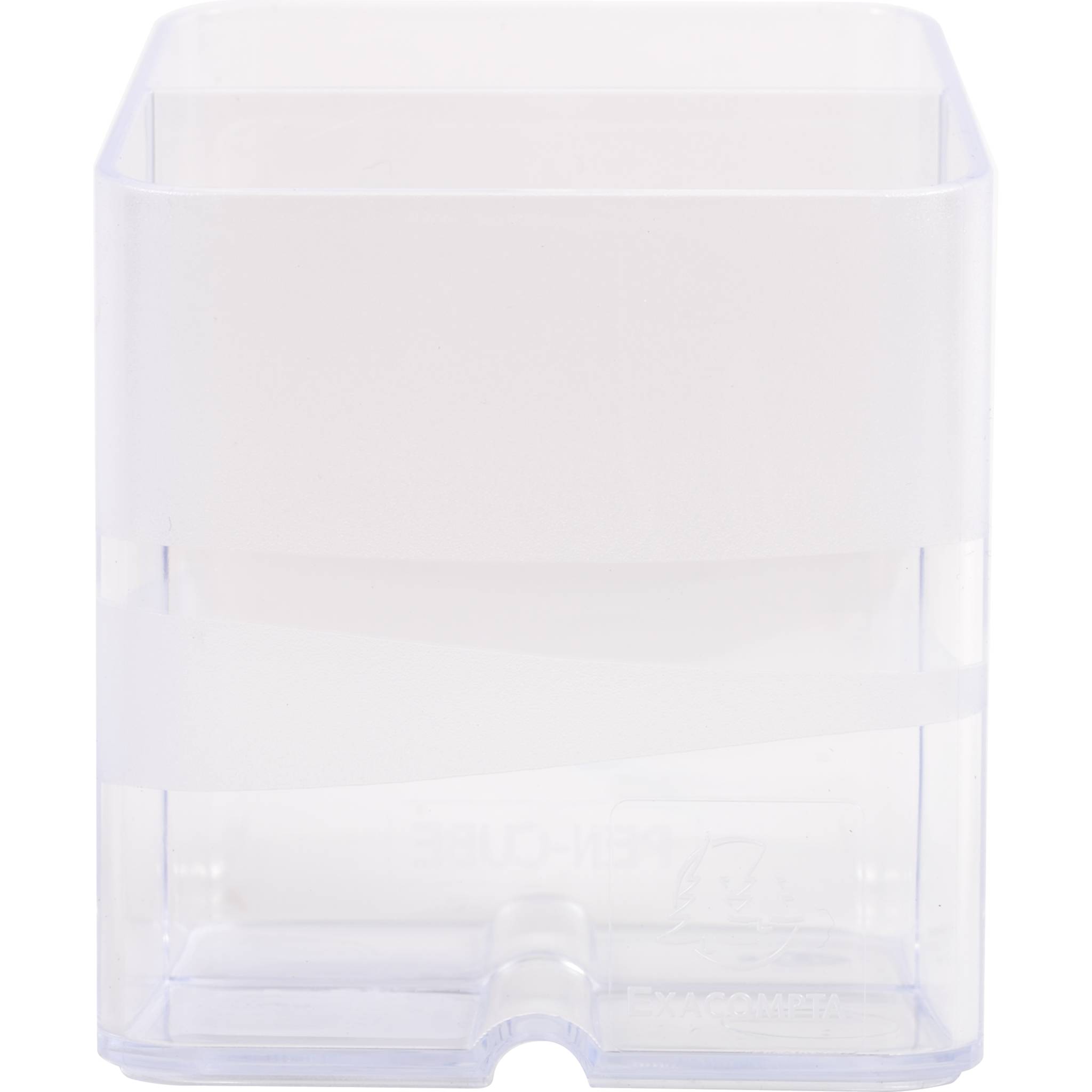 Exacompta 10x Stifteköcher PEN-CUBE, Office - Kristall - 67723D