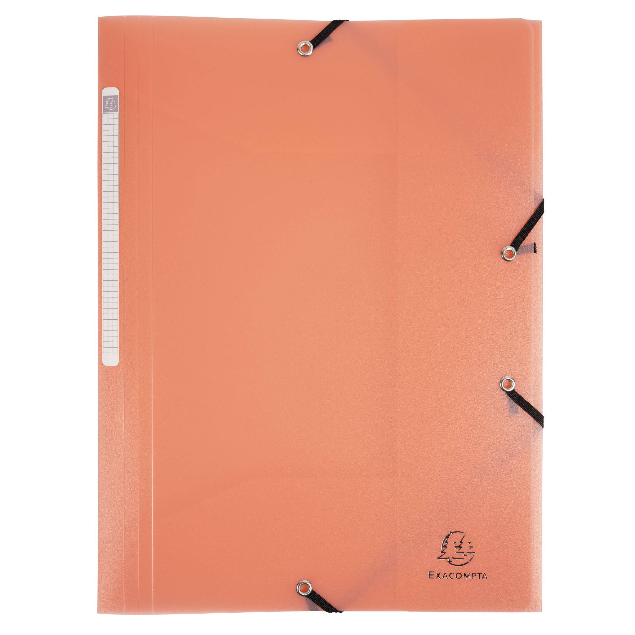 Exacompta 25x Sammelmappe A4 + Gummizug, 3 Klappen, PP, sortiert, 55170E