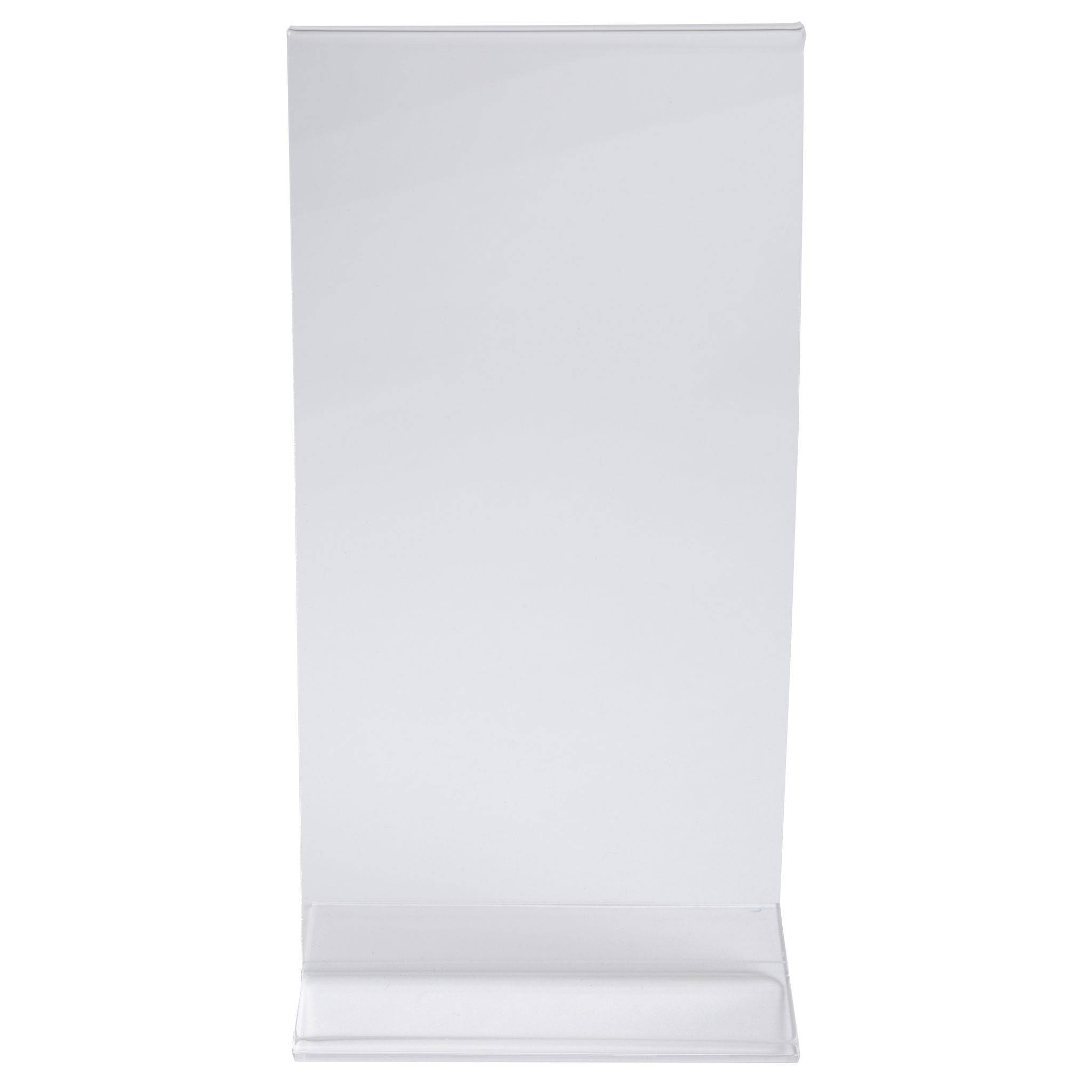 Exacompta 30x gerader Tischaufsteller DL, Hochformat, Exacryl, Kristall, 83158D