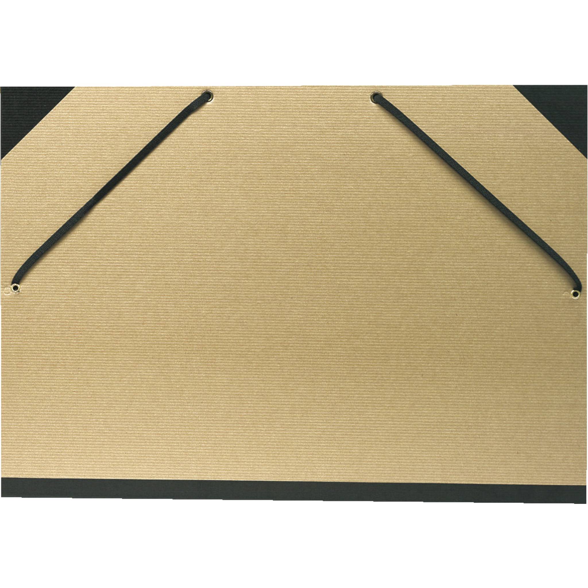 Exacompta 10x Zeichenmappe Kraft Gummizugverschluss 32x45cm für A3 braun 544100E