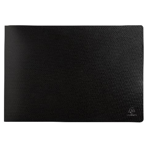 Exacompta 5x Sichtmapppen A3, PP mittelstark, 20 Hüllen, Opak - Schwarz - 86530E