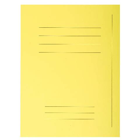 Exacompta 5x Pack 50 Aktendeckeln mit Index, RC, A4 , - Gelb - 435005E