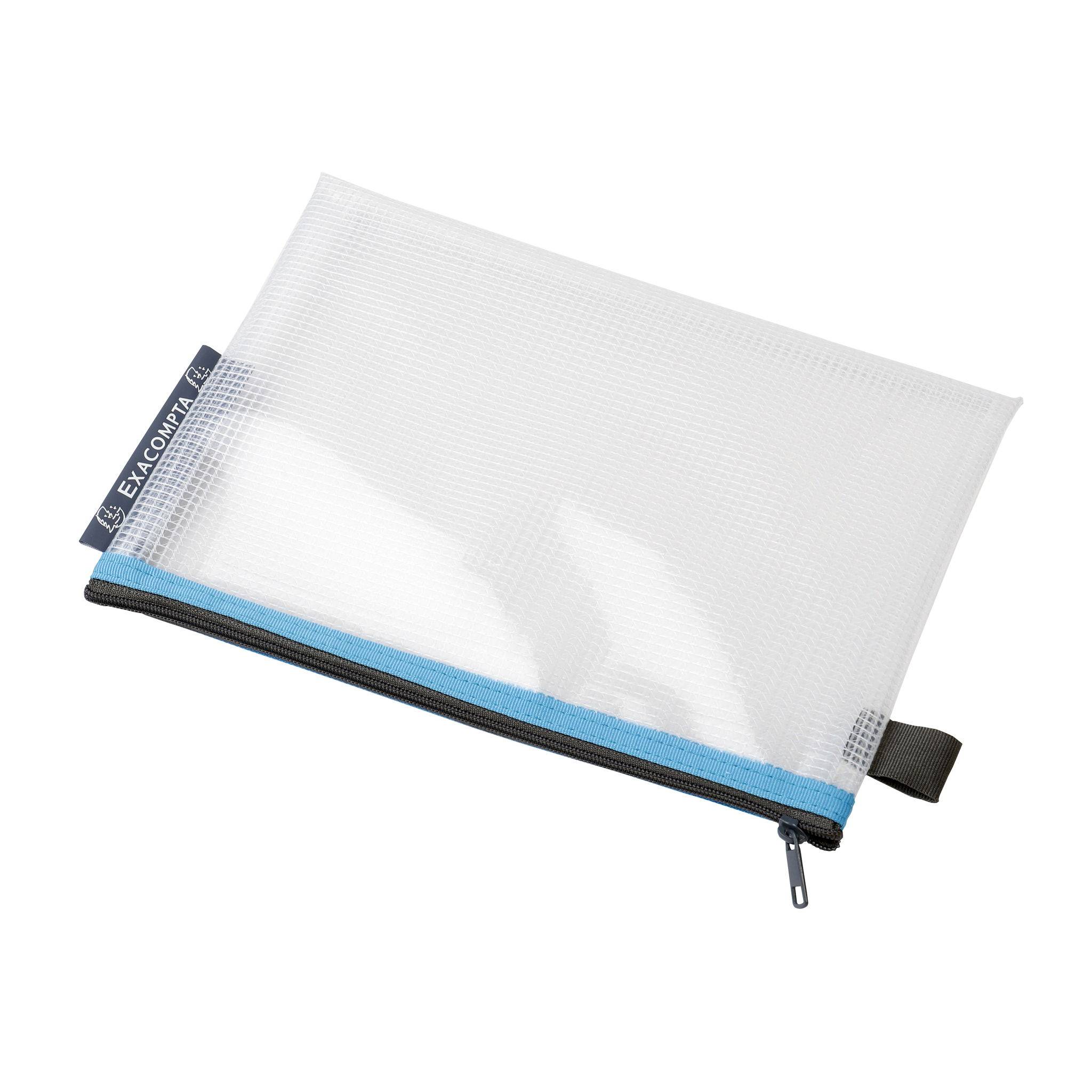 Exacompta 10x Tasche EVA + Reißverschluss, flexibel PP, DIN A5, sortiert, 34140E