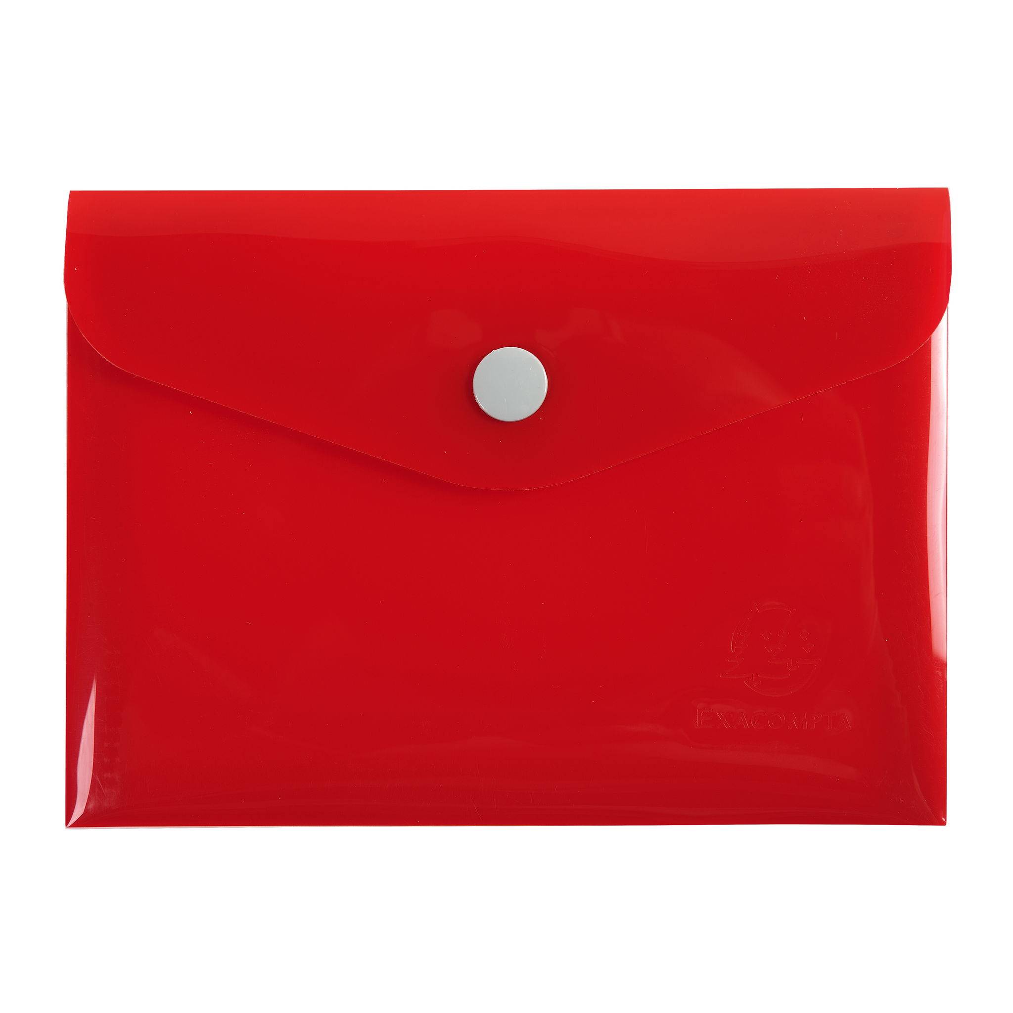 Exacompta 30x Tasche mit Druckknopf Iderama aus PP - Farben sortiert - 34430E