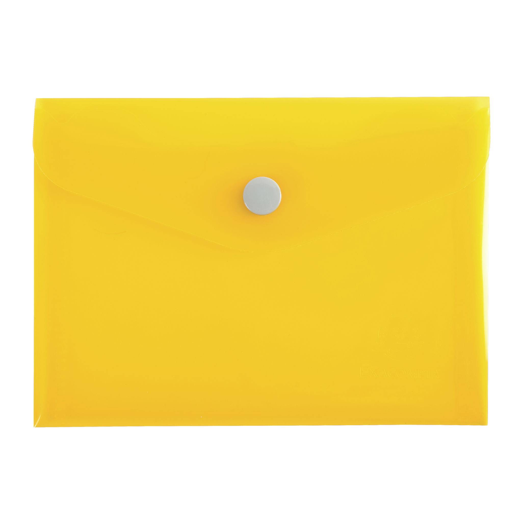 Exacompta 30x Tasche mit Druckknopf Iderama aus PP - Farben sortiert - 34430E