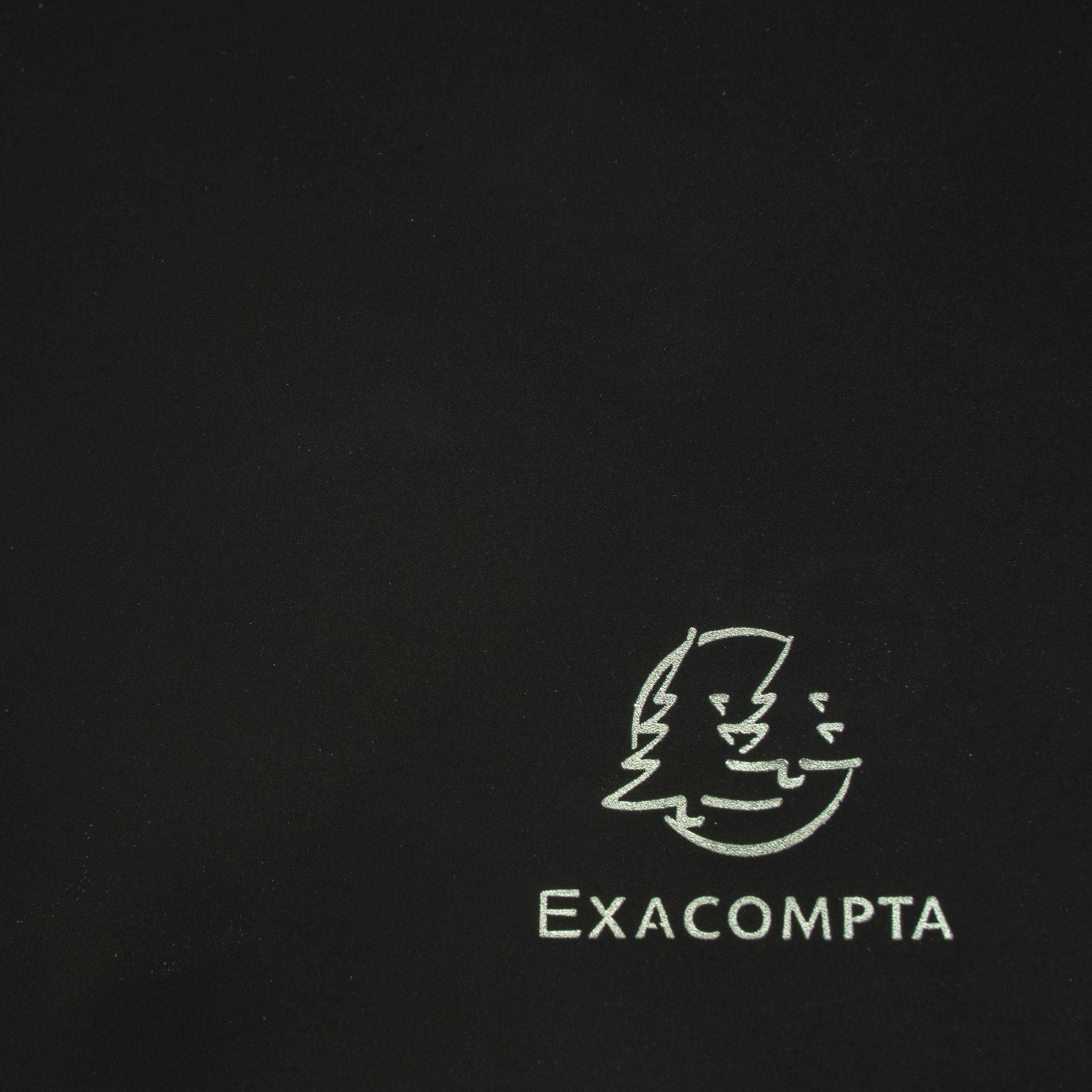 Exacompta 30x Sammelmappe +Gummizug 3 Klappen PP 400µ Eco A4 Schwarz 55901E