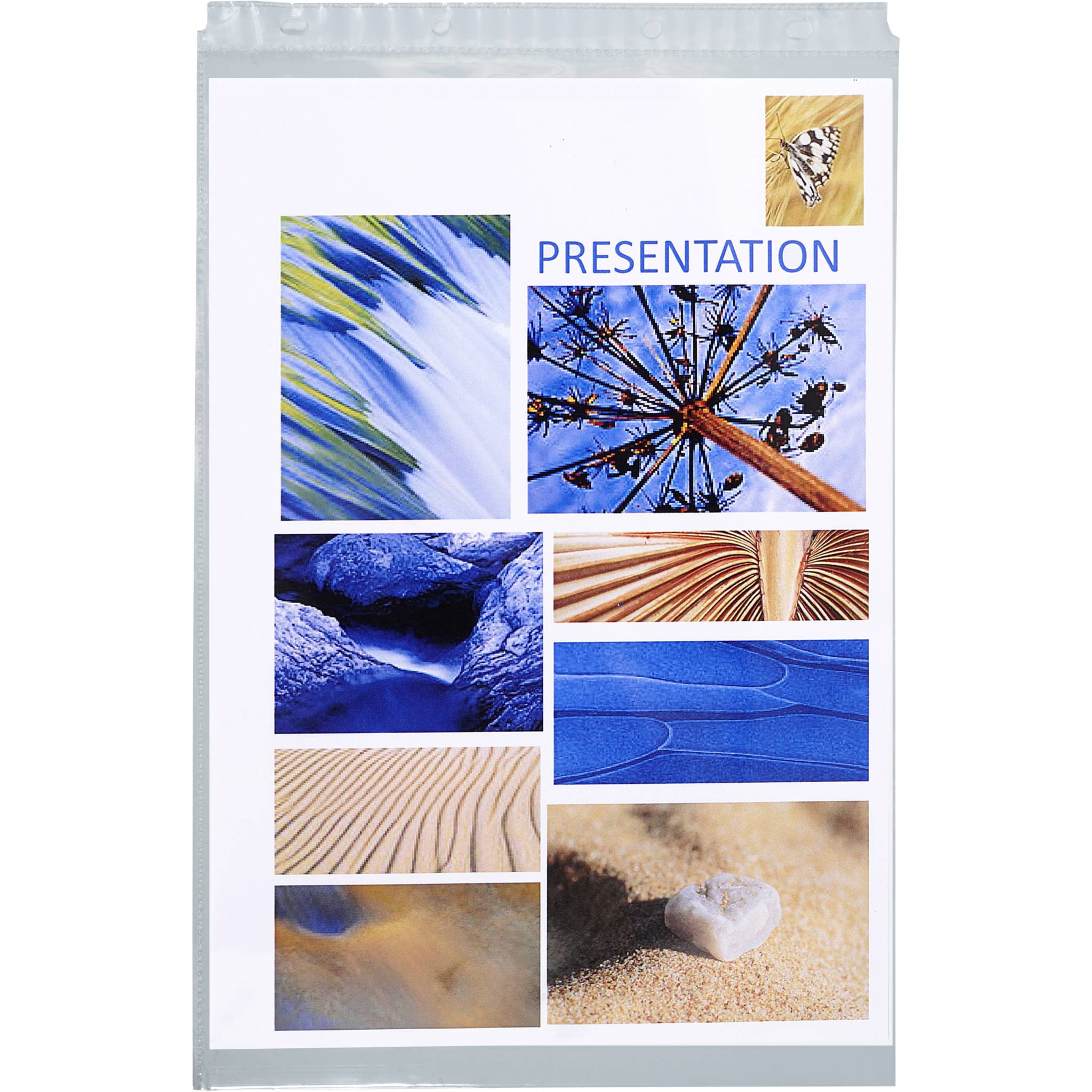 Exacompta 5x 10er perforierter Prospekthüllen PP glatt 55µ A3 Kristall 5934E