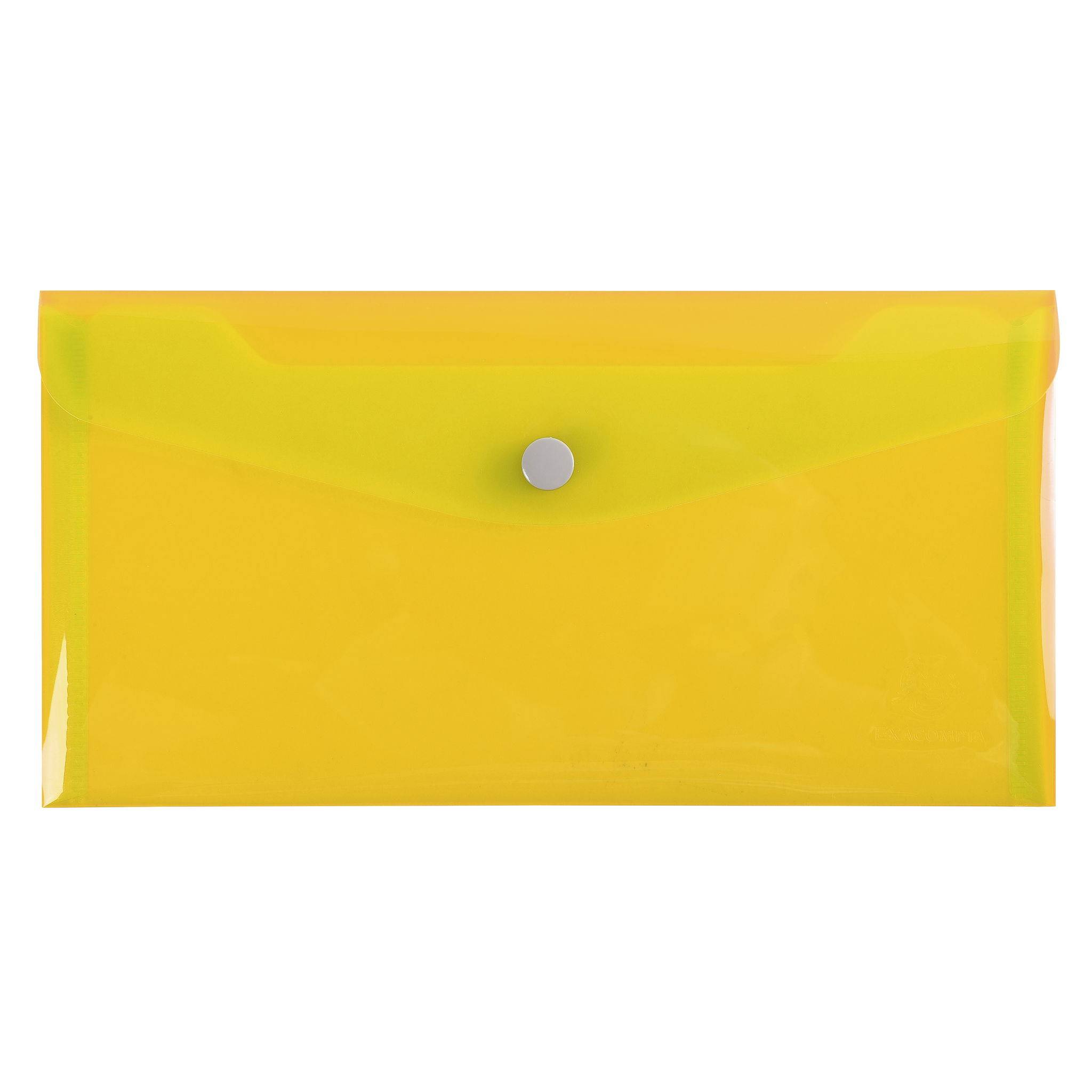 Exacompta 30x Tasche mit Druckknopf Iderama aus PP - Farben sortiert - 34420E