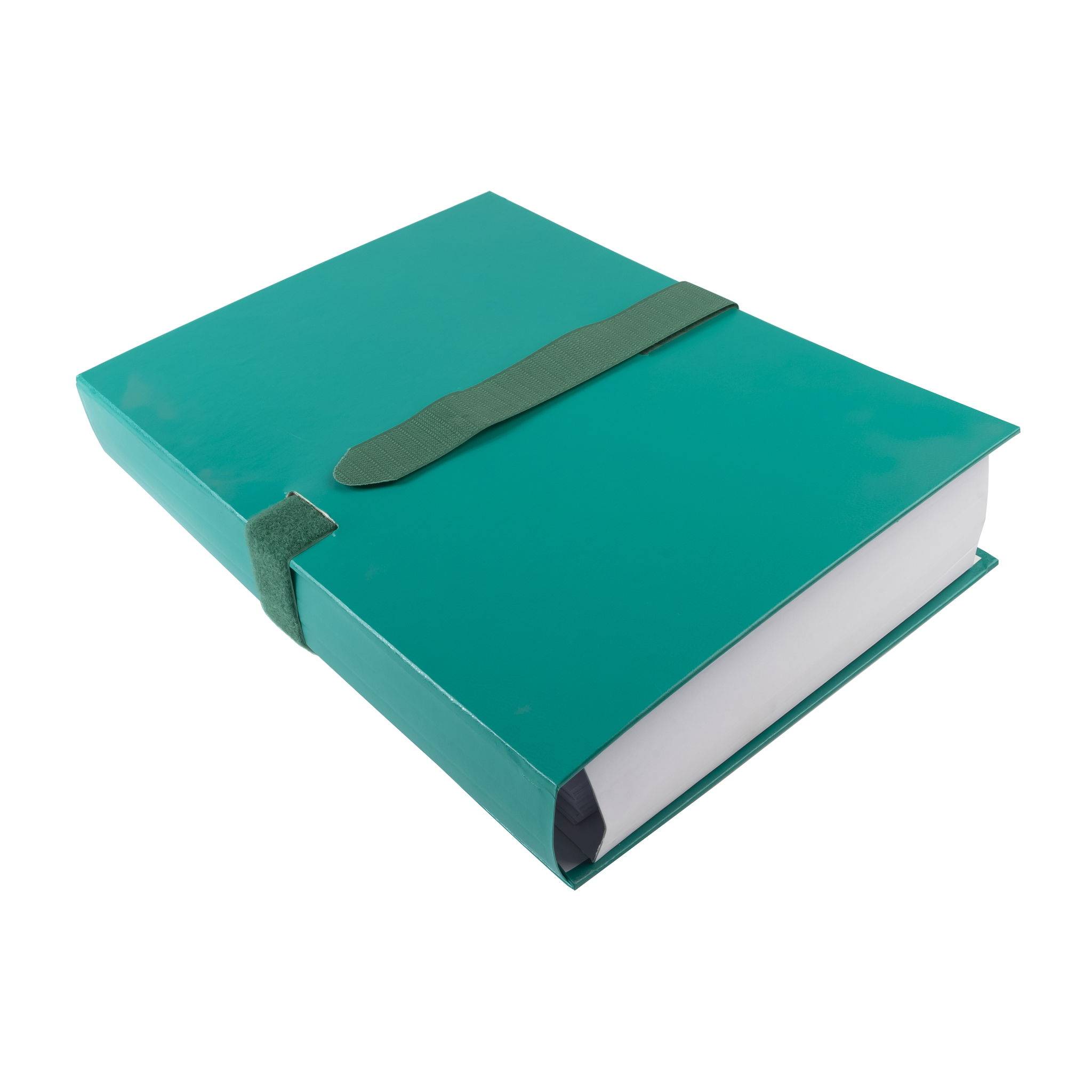 Exacompta 10x Dokumentenmappe dehnbar 1 Klappe Balacronbezug A4 Grün 623E