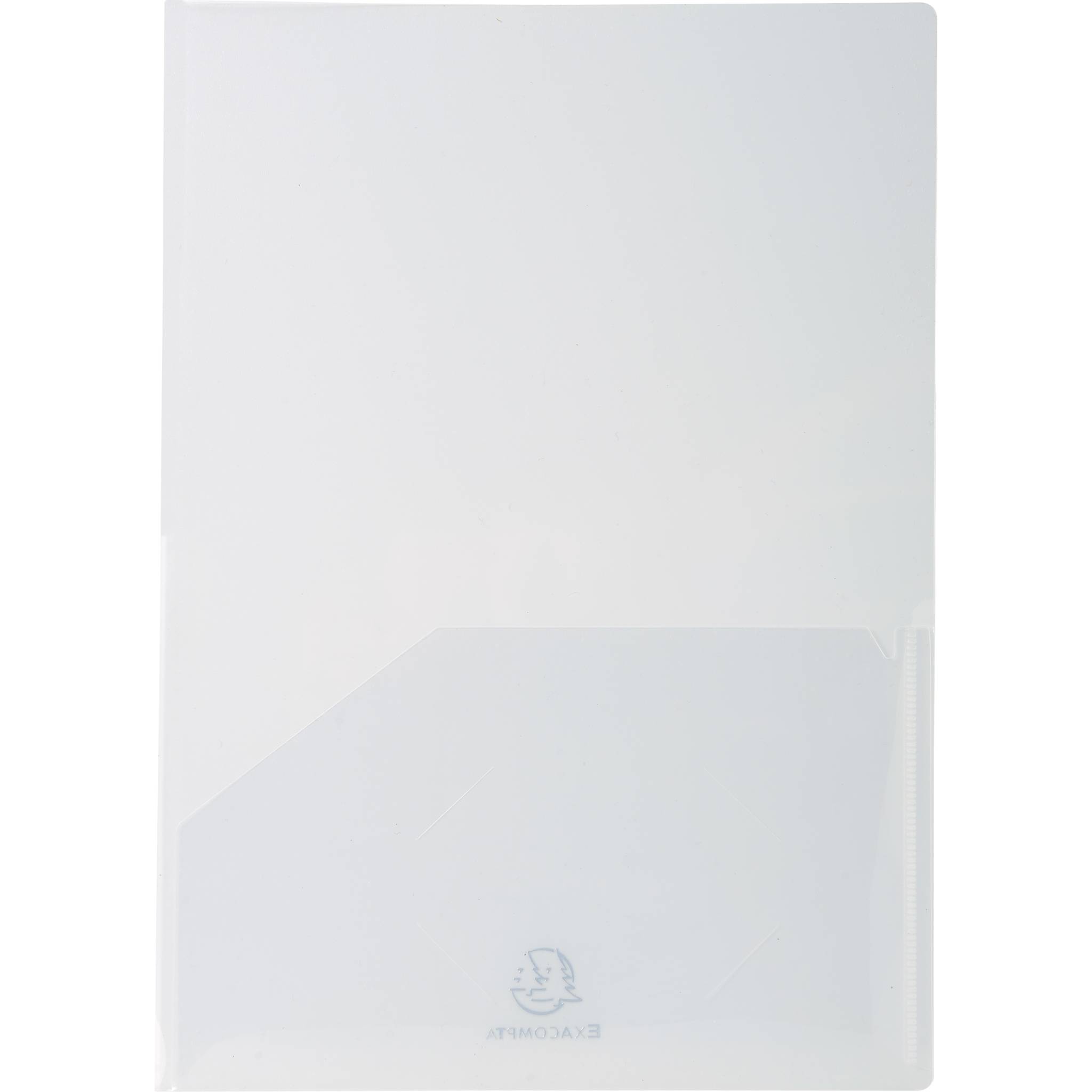 Exacompta 2x Präsentionmappen PP 200µ A4 A3 farbig sortiert Kristall 3965E