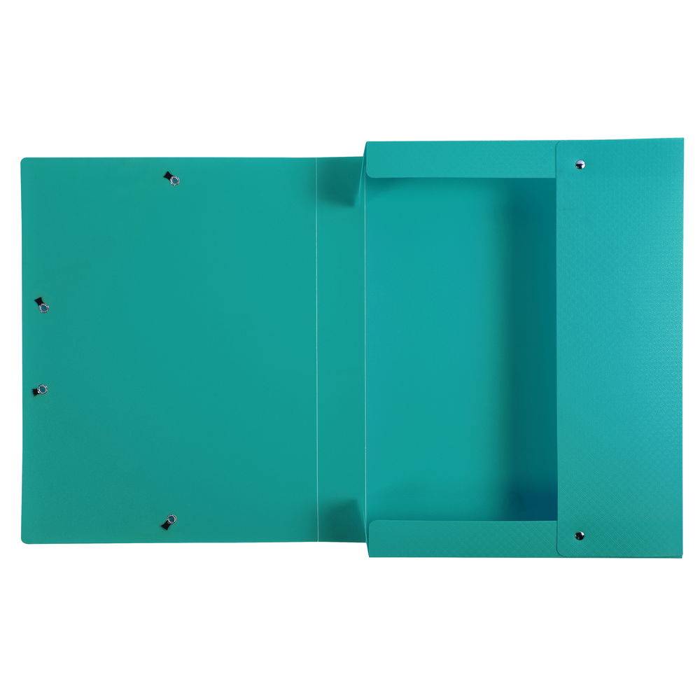 Exacompta 8x Archivbox PP 700µ blickdicht, Rücken 40mm, A4, Dunkelgrün, 59783E