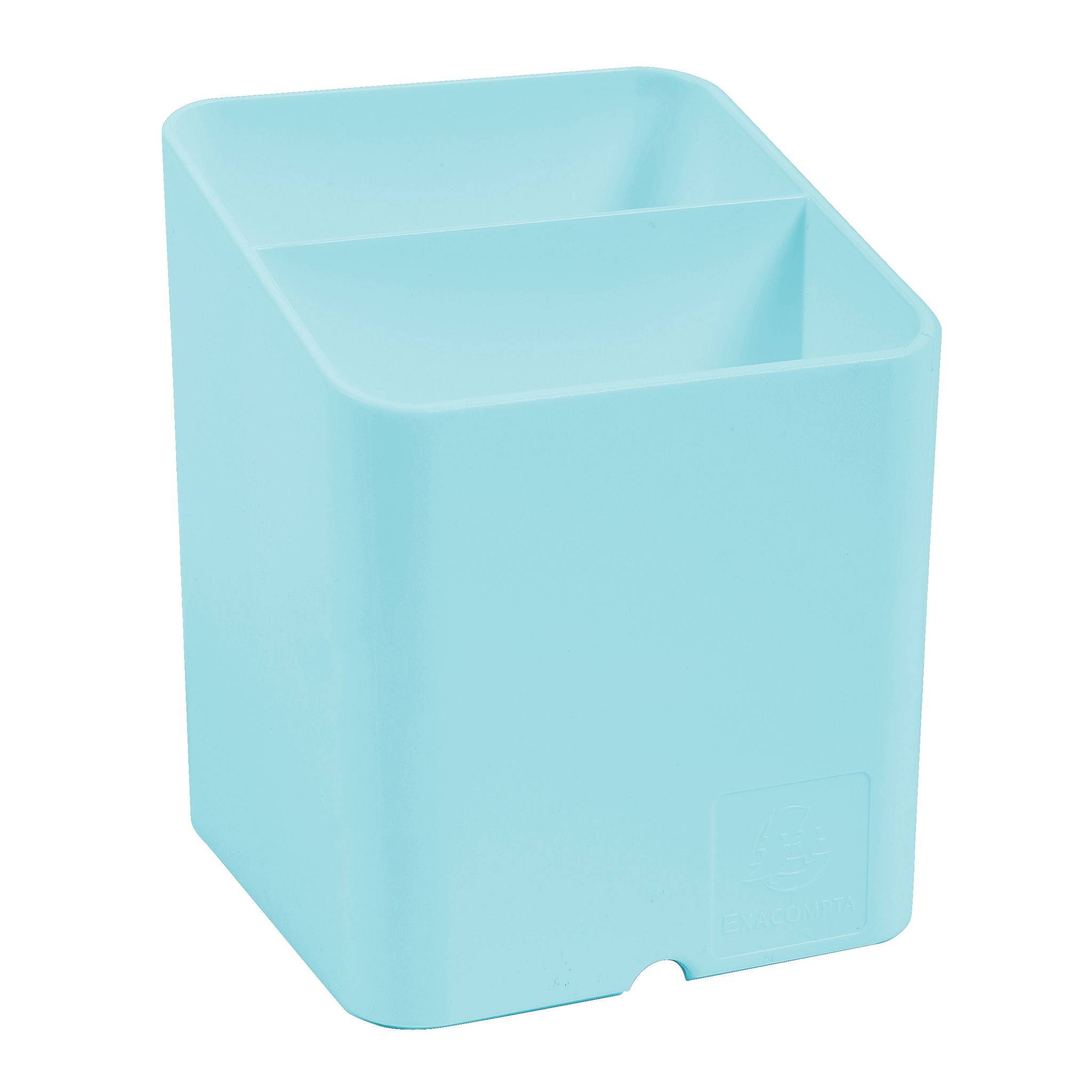 Exacompta 10x Stifteköcher PEN-CUBE, Aquarel - Pastellgrün - 67763D