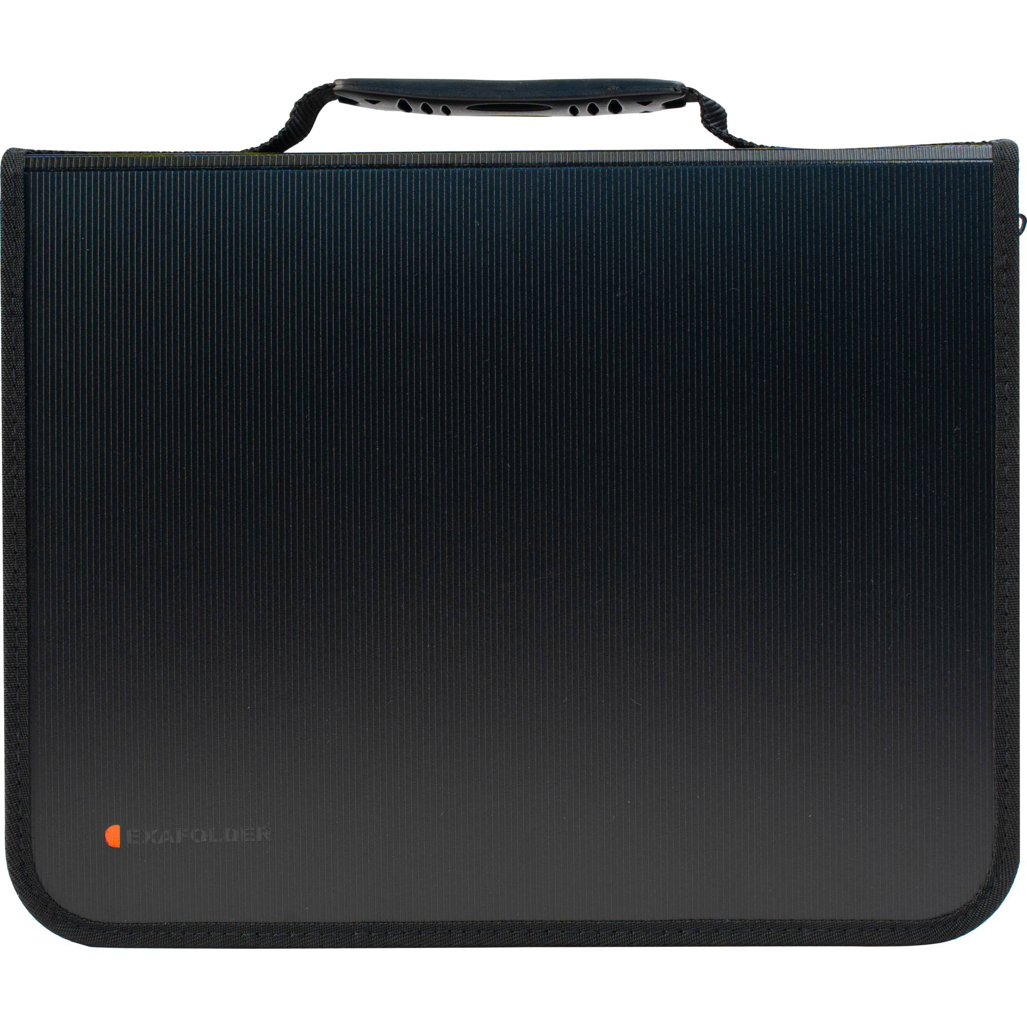 Exacompta 5x Konferenzmappe 4 Ringen 30mm Rücken 27x36cm A4 Schwarz 55634E