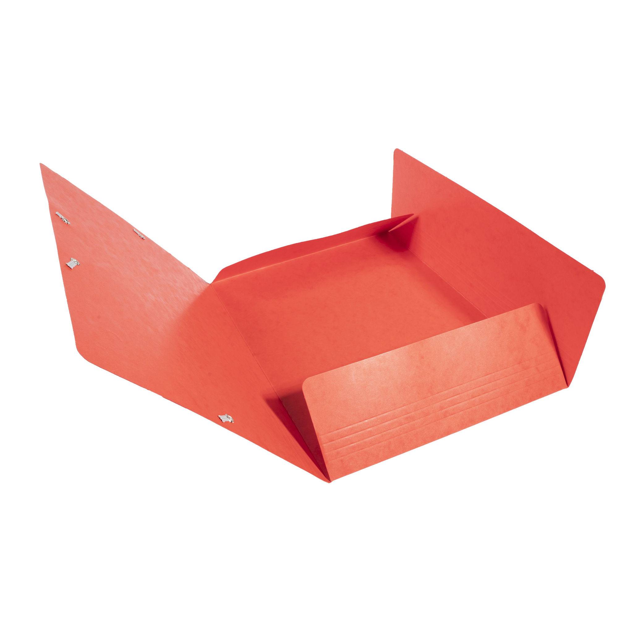 Exacompta 25x Sammelmappe + Gummizug 3 Klappen Karton 425g A4 MAXI Rot 17109H